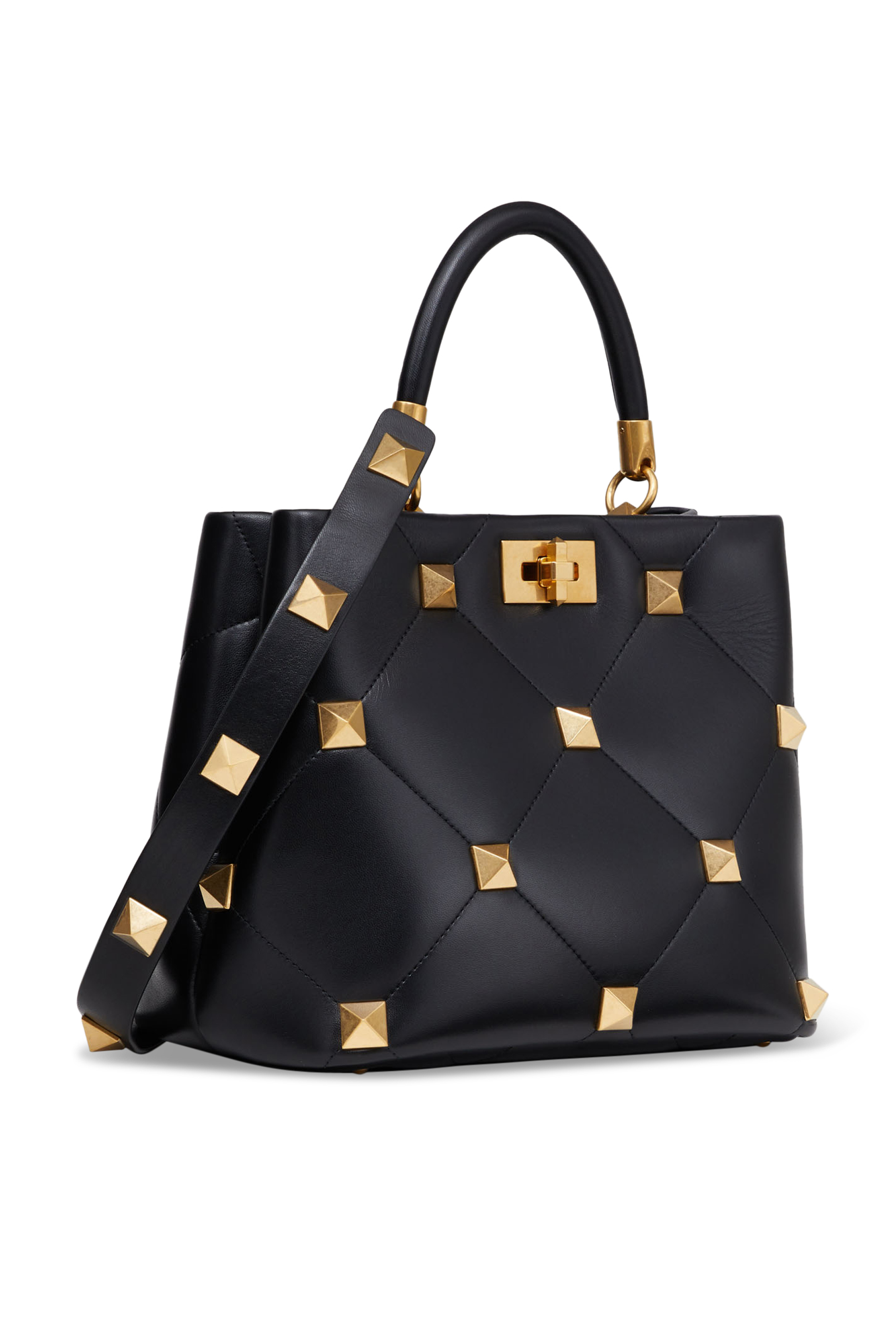 حقيبة فالنتينو غارافاني رومان بيد علوية وحلي هرمية