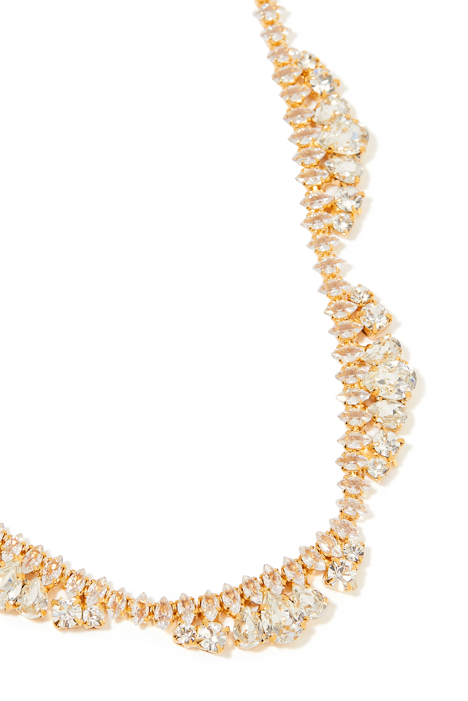 قلادة آي شوز يو مرصعة بالكريستال اروديوم