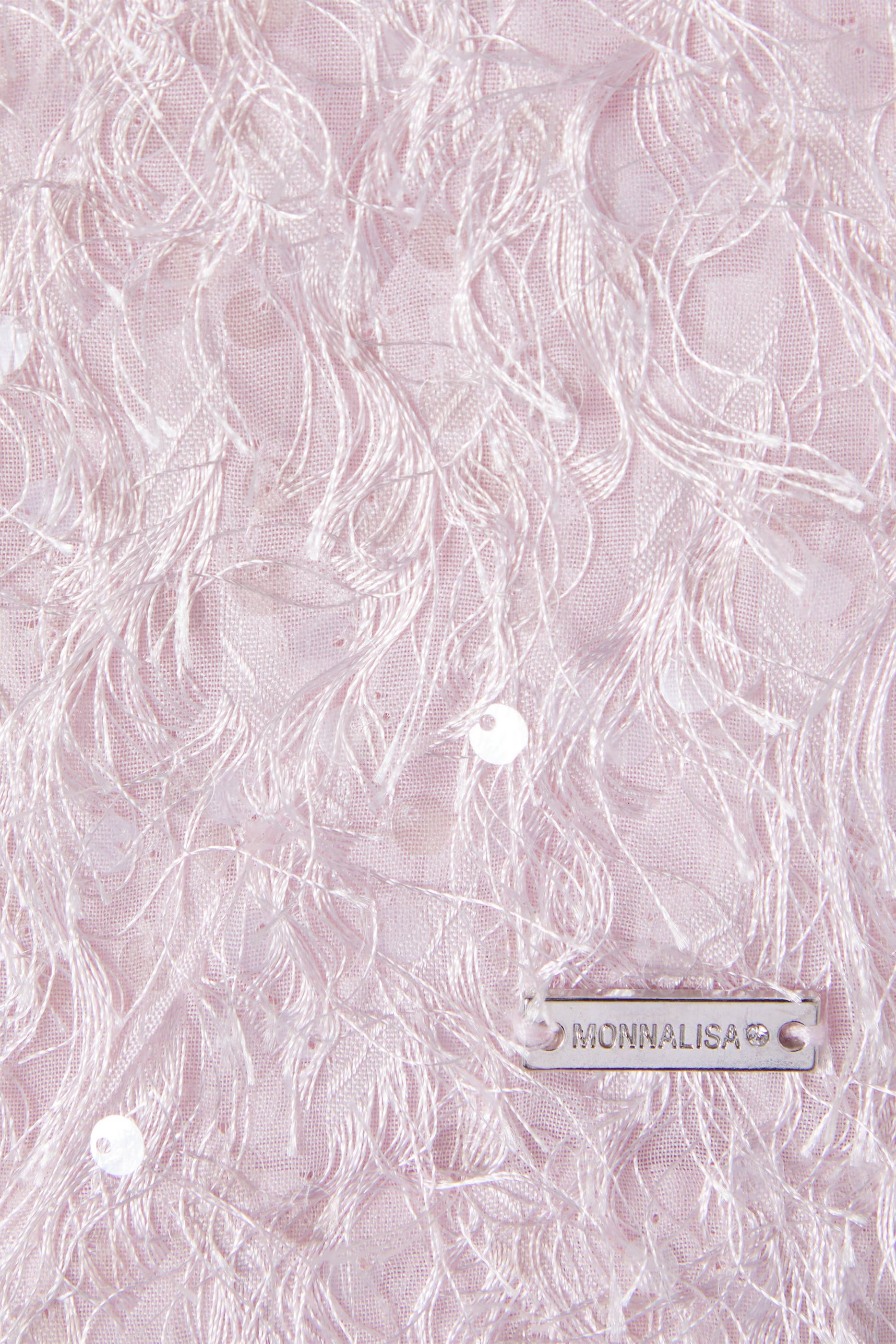 بلوزة بون تون فانسي مزينة بشراشيب للأطفال