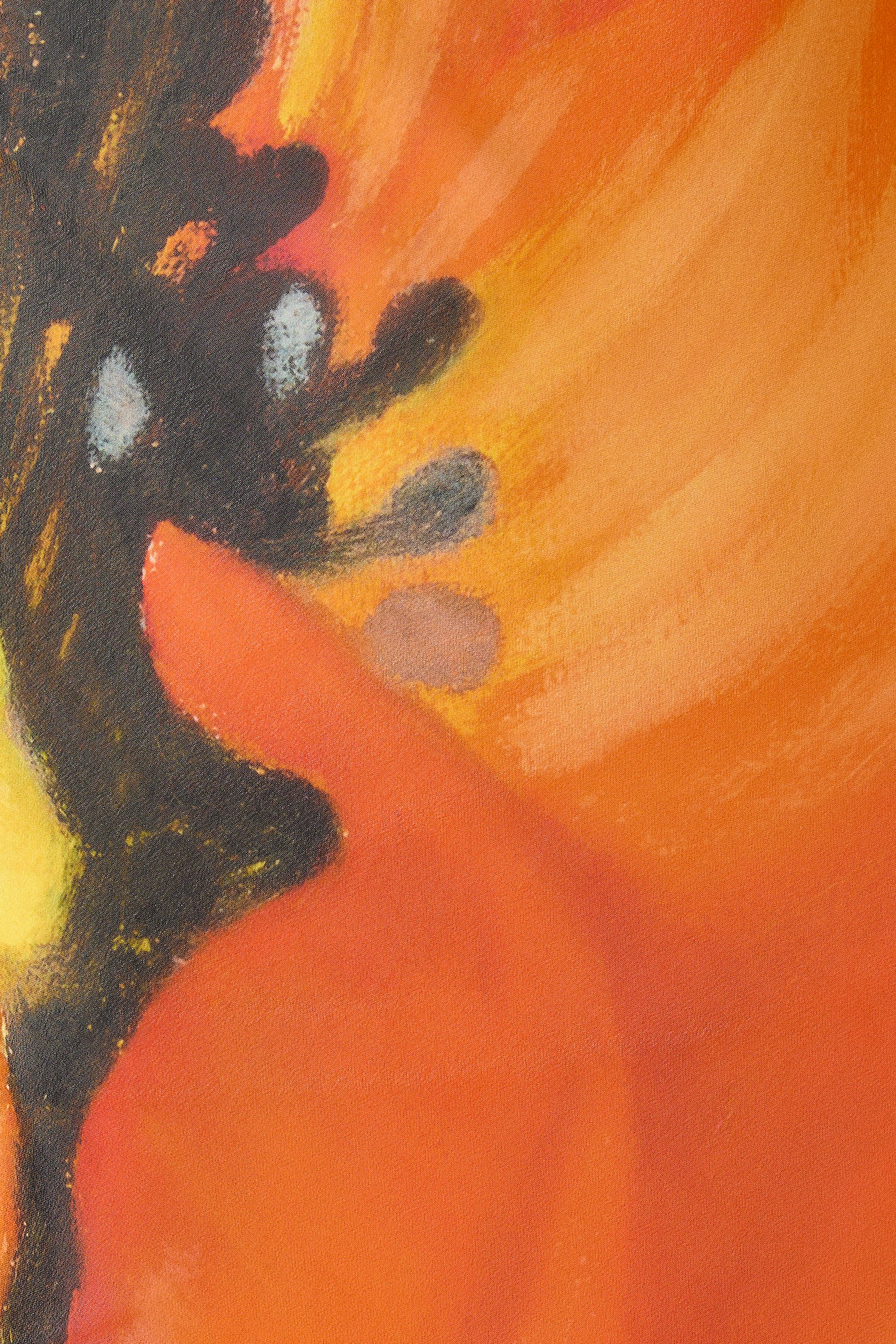 فستان أوغست طويل بأكمام طويلة