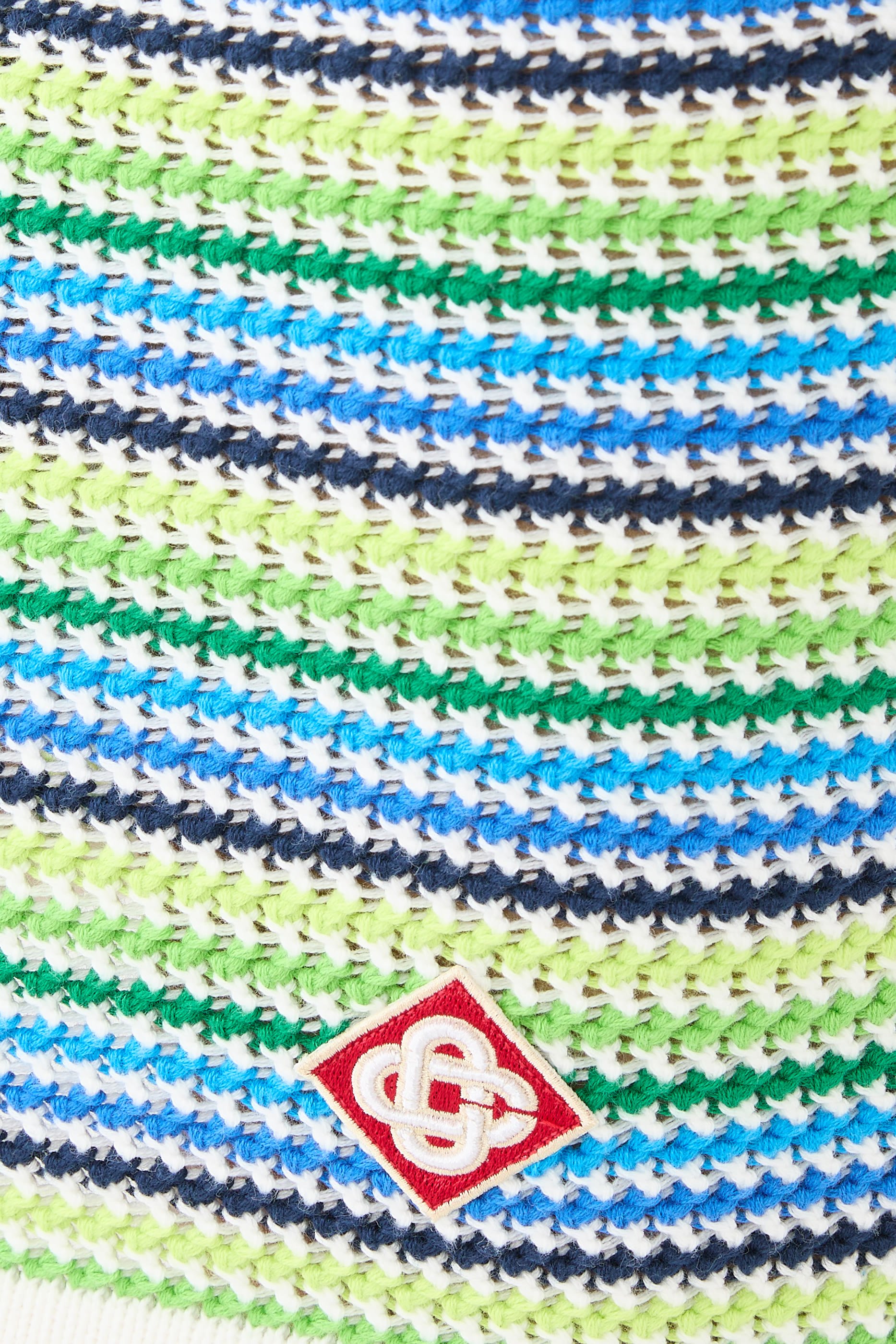 قميص بولو مخطط بأكمام قصيرة