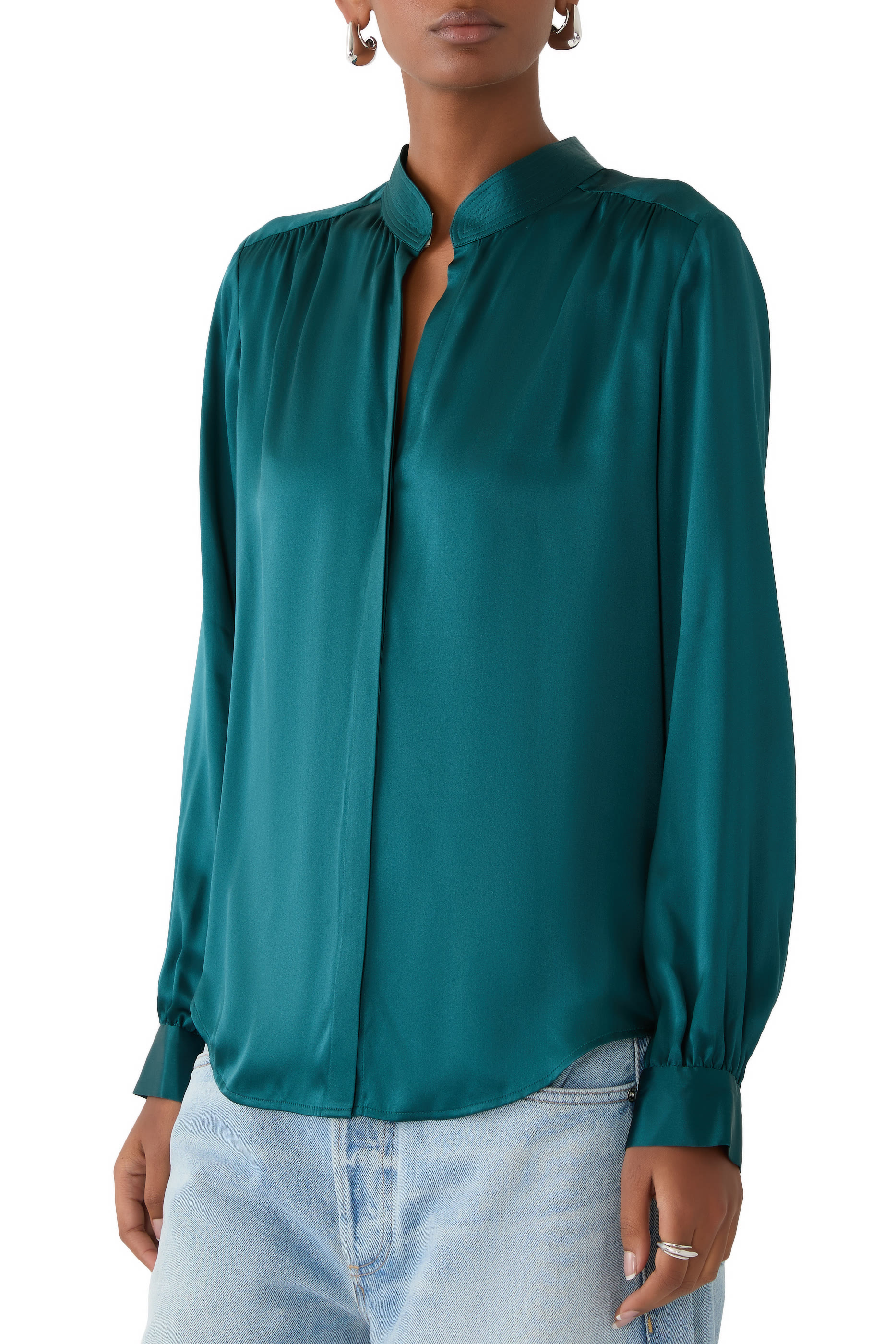 بلوزة بيانكا حرير