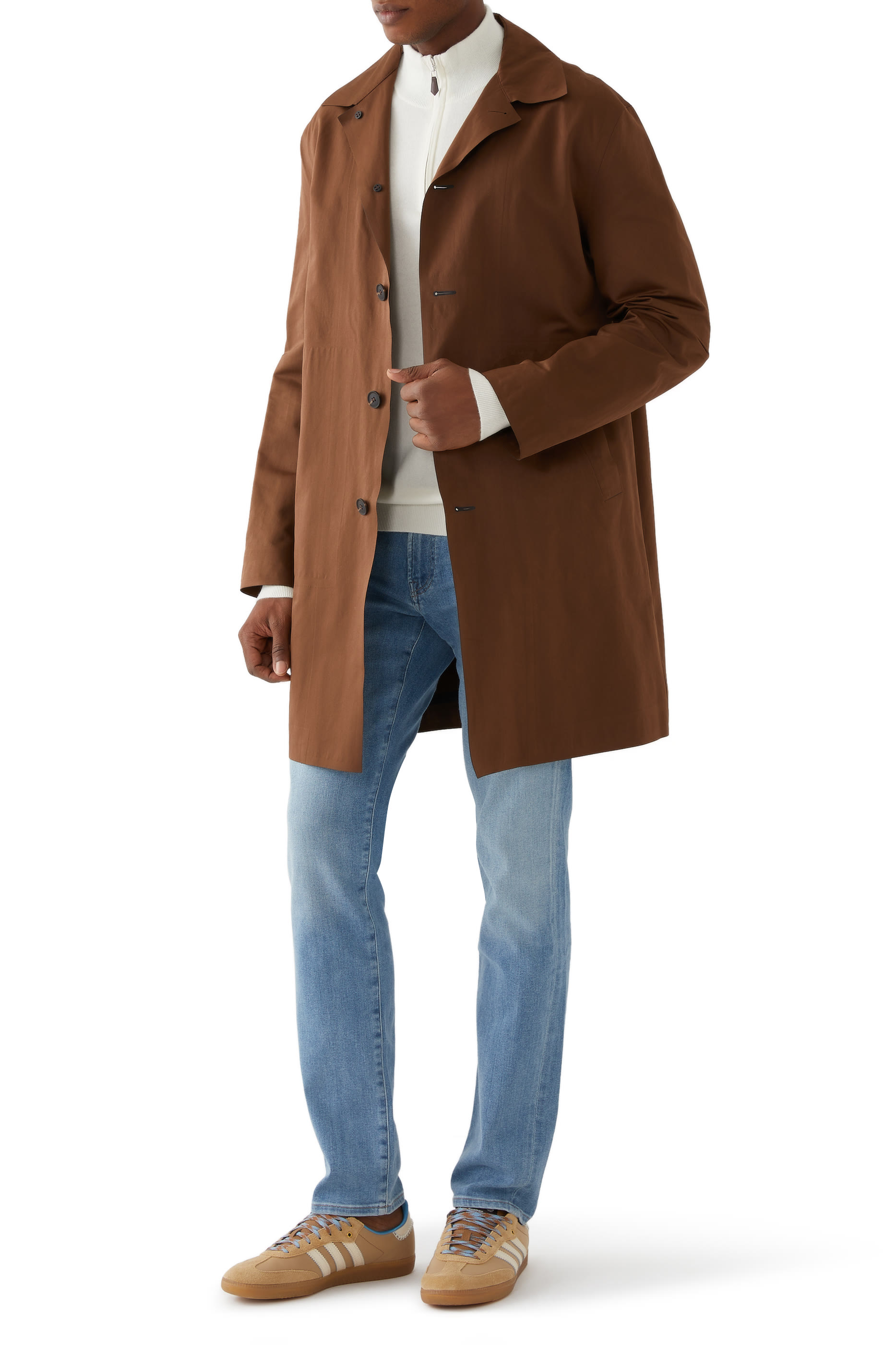 سترة منسوجة مستر فينتشرش بنصف سحاب