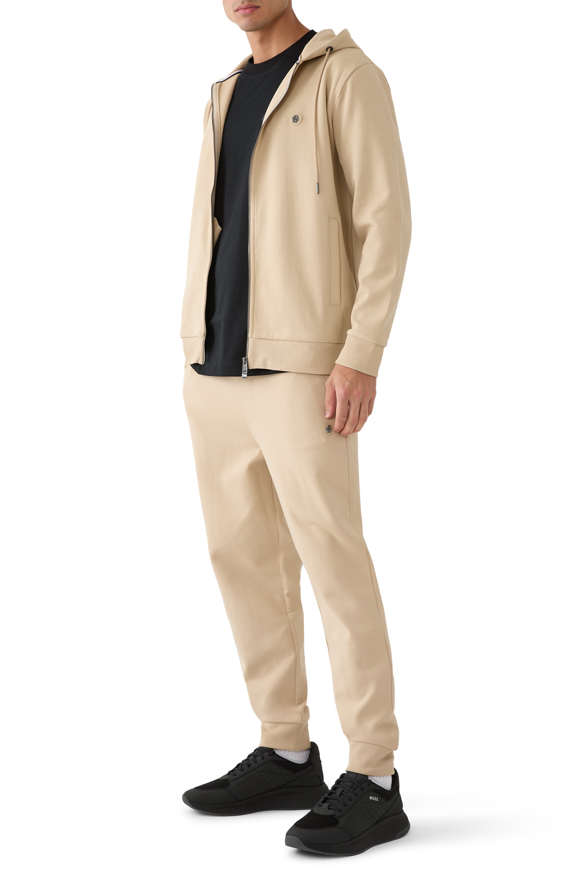 سويت شيرت بقصة عادية وسحاب