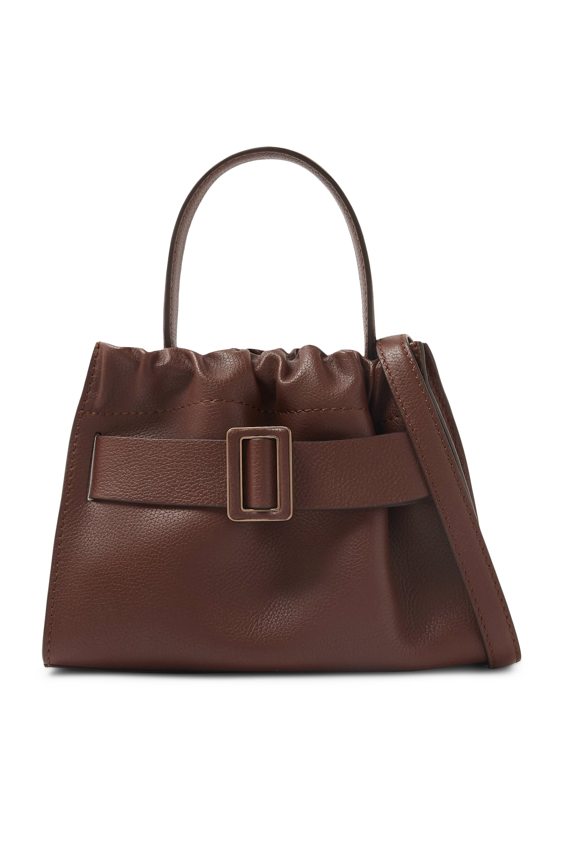 حقيبة مربعة كشكش بيد علوية