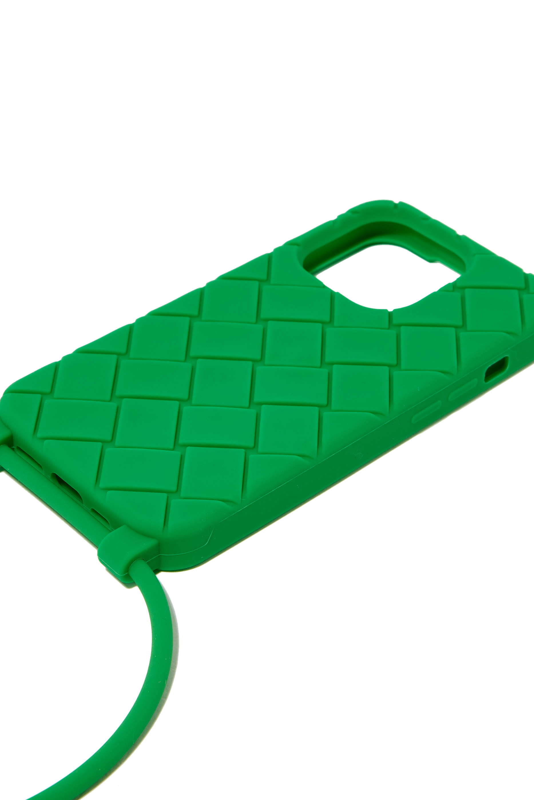 حافظة هاتف آيفون 14 برو بتصميم مجدول بحمالة