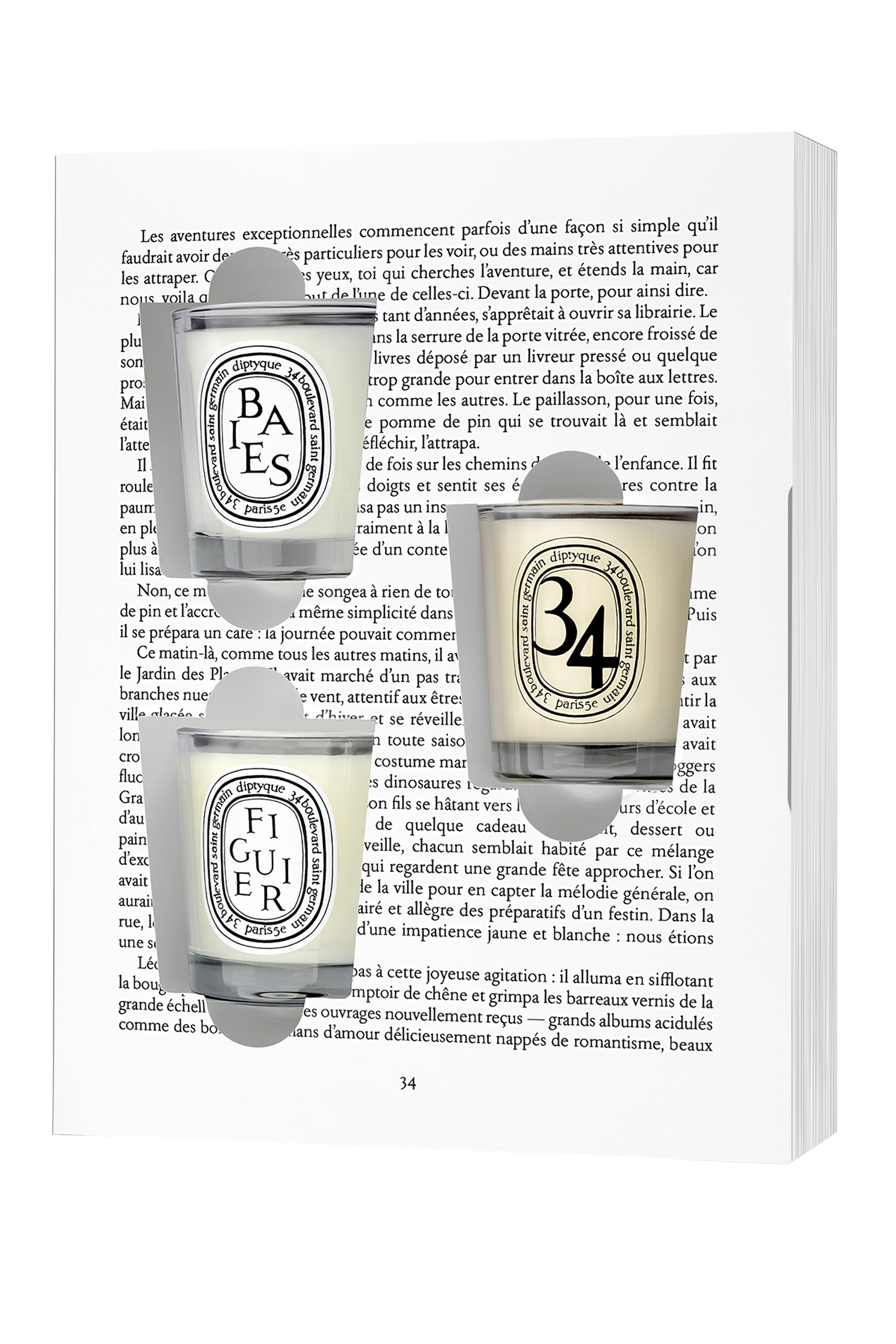 مجموعة هدية 3 شموع صغيرة