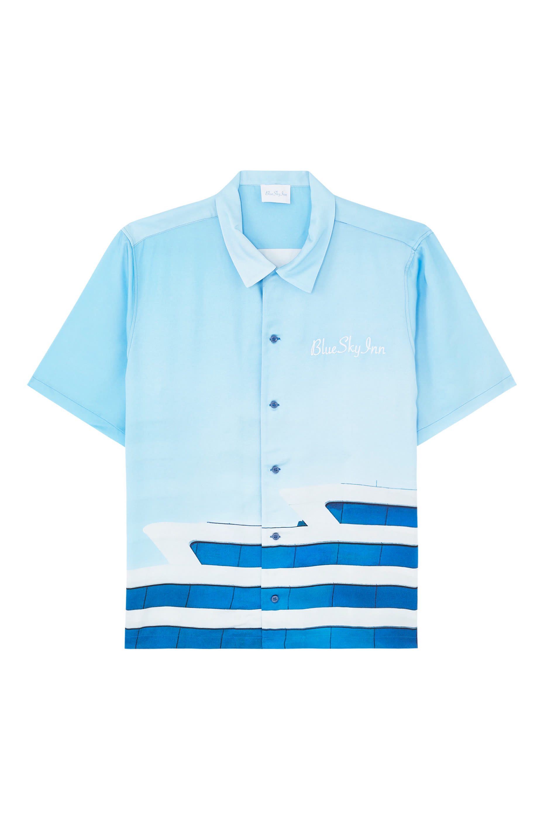 قميص بطبعة يخت