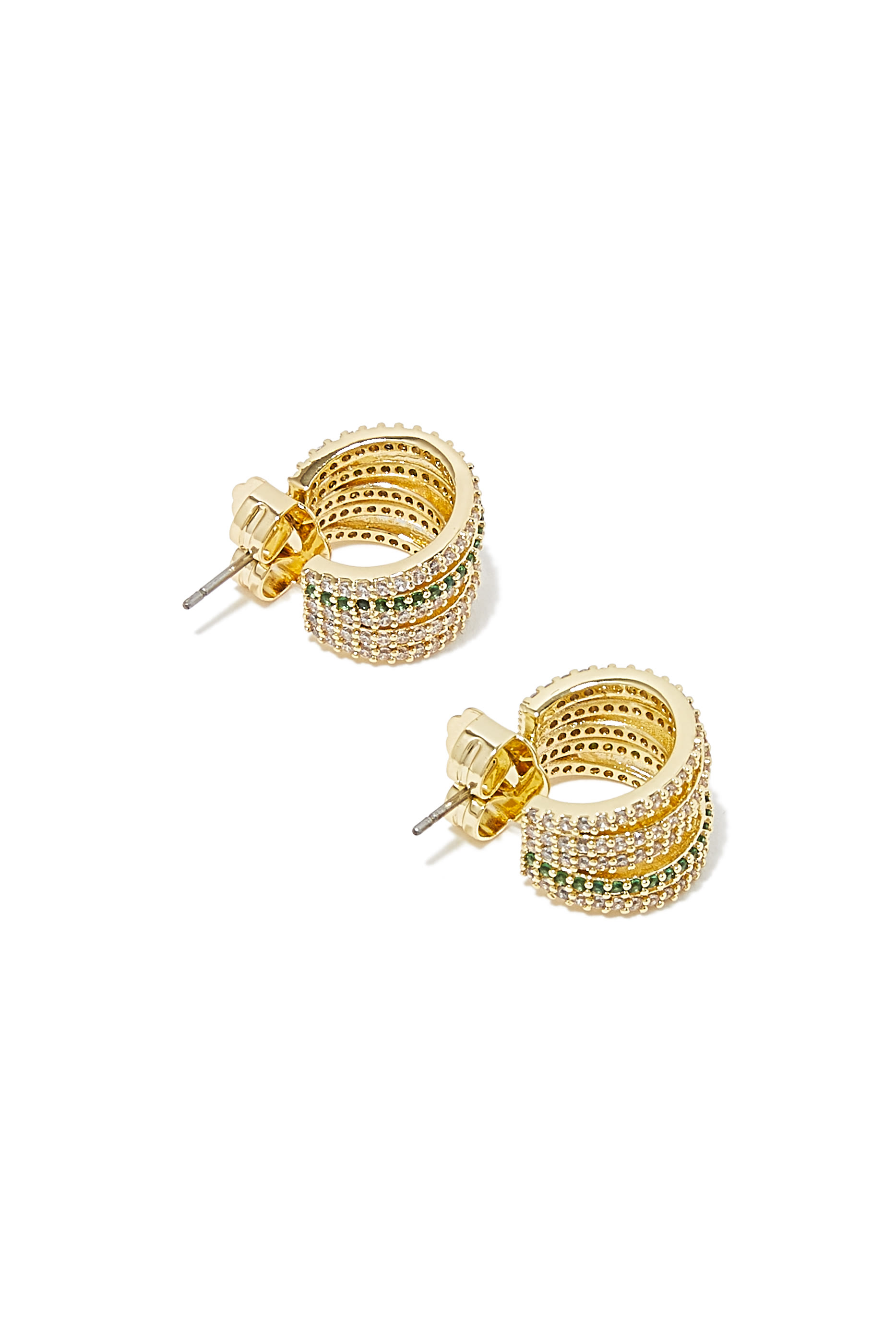 أقراط صغيرة بخمس حلقات