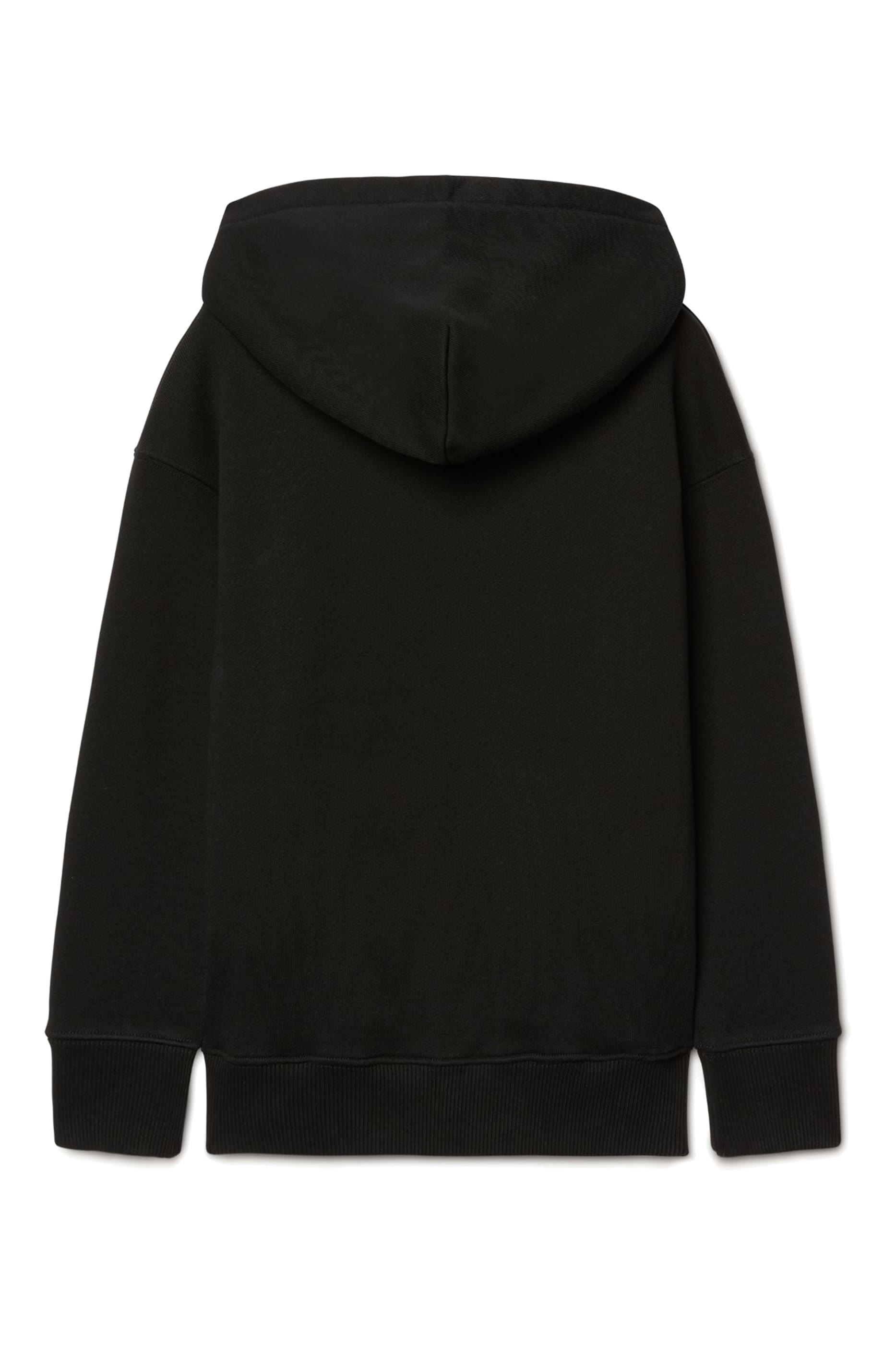 هودي بنقشة شعار الماركة وفراشات للأطفال