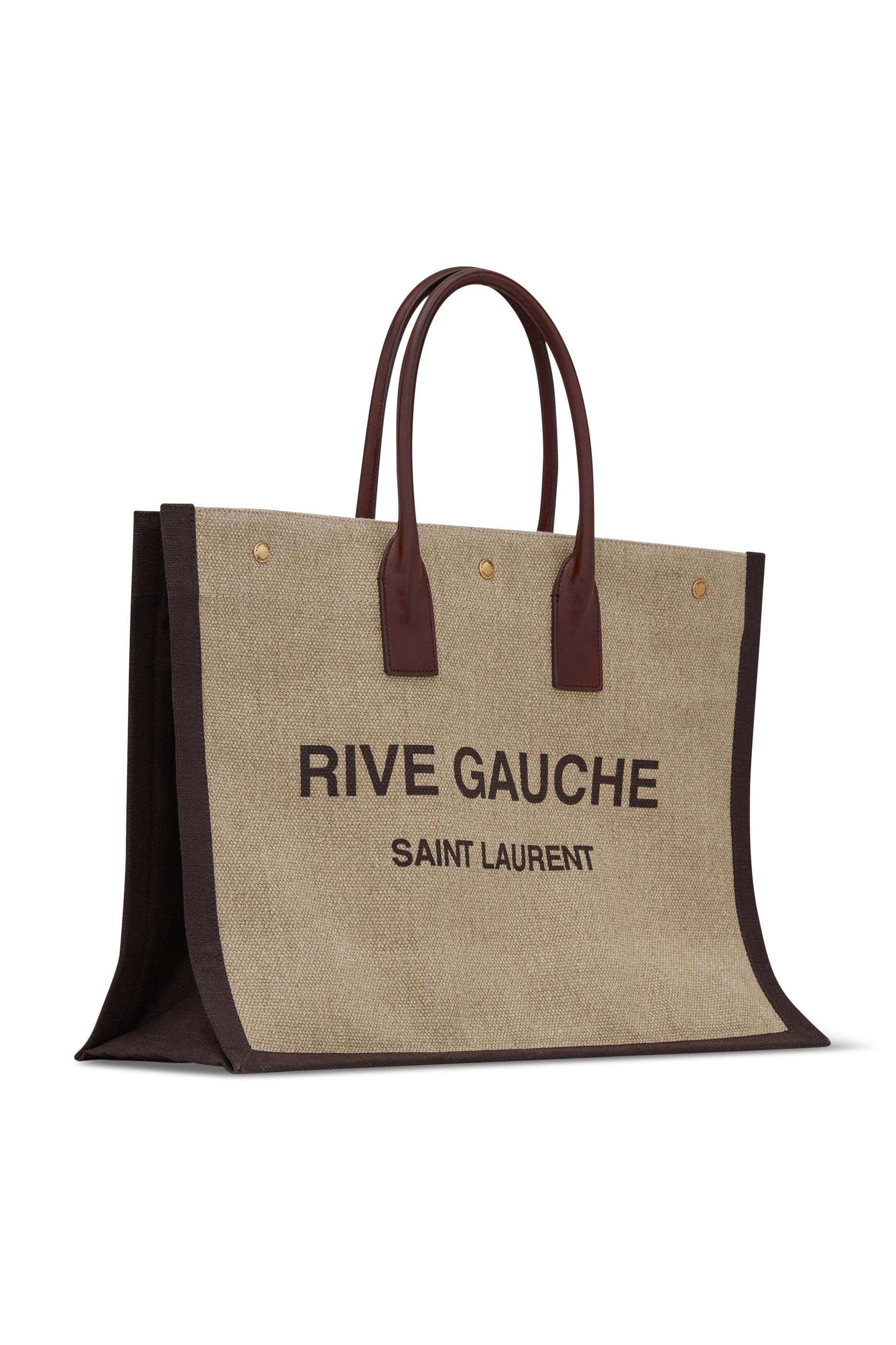حقيبة يد مطبوعة باسم مجموعة Rive Gauche