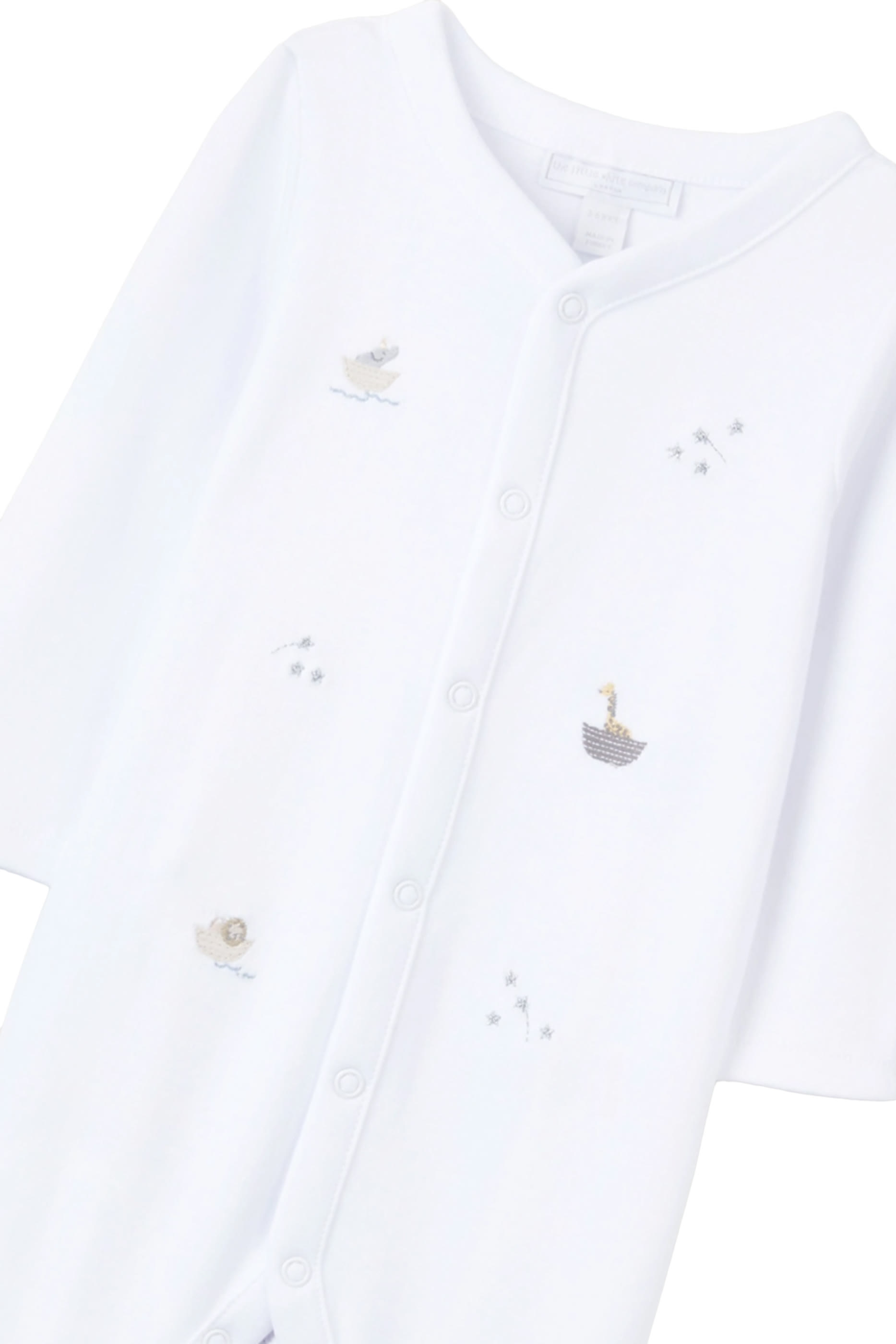 بيجاما مطرزة على شكل قارب وسفاري للأطفال