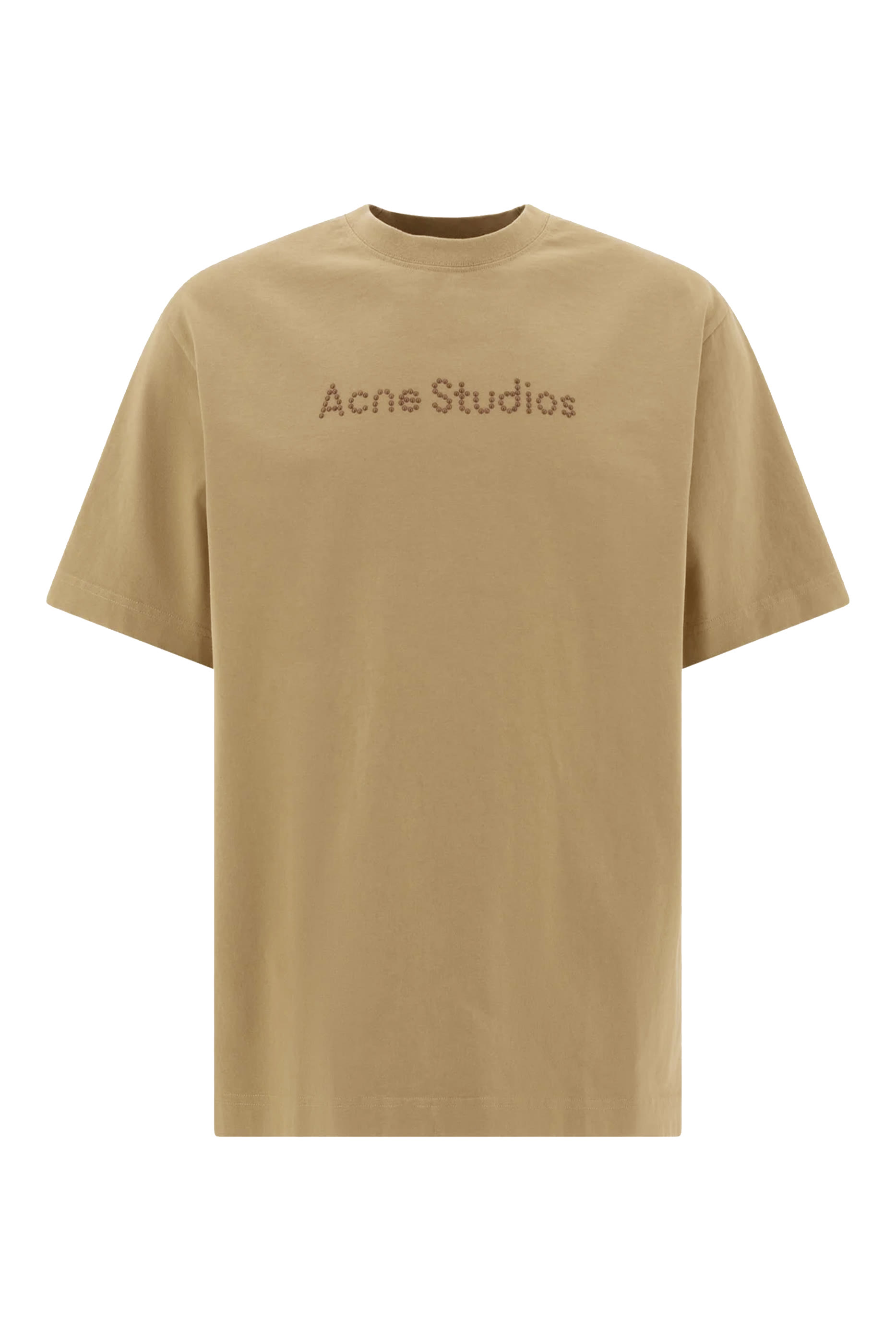 تيشيرت بشعار الماركة مرصع بأحجار