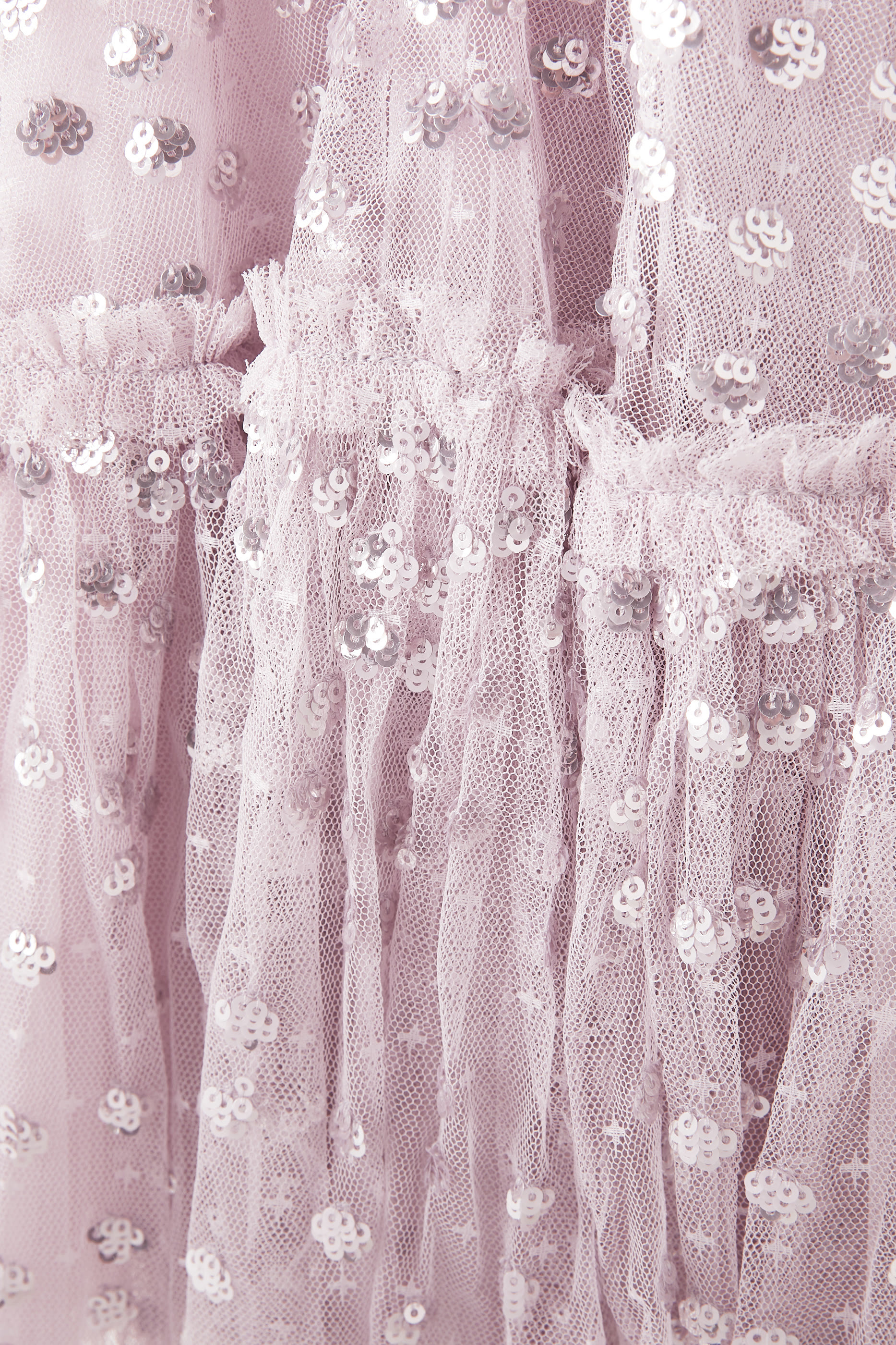 فستان رين دروب مطرز بالترتر للأطفال