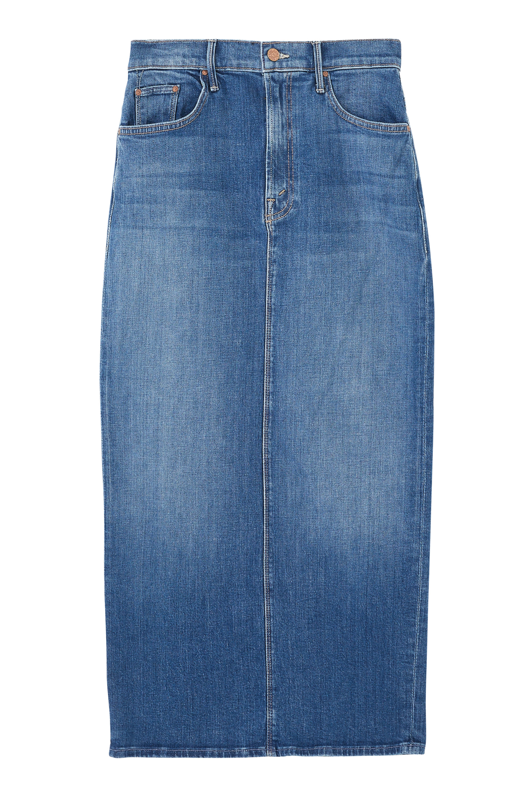 تنورة بوشر بقصة مستقيمة