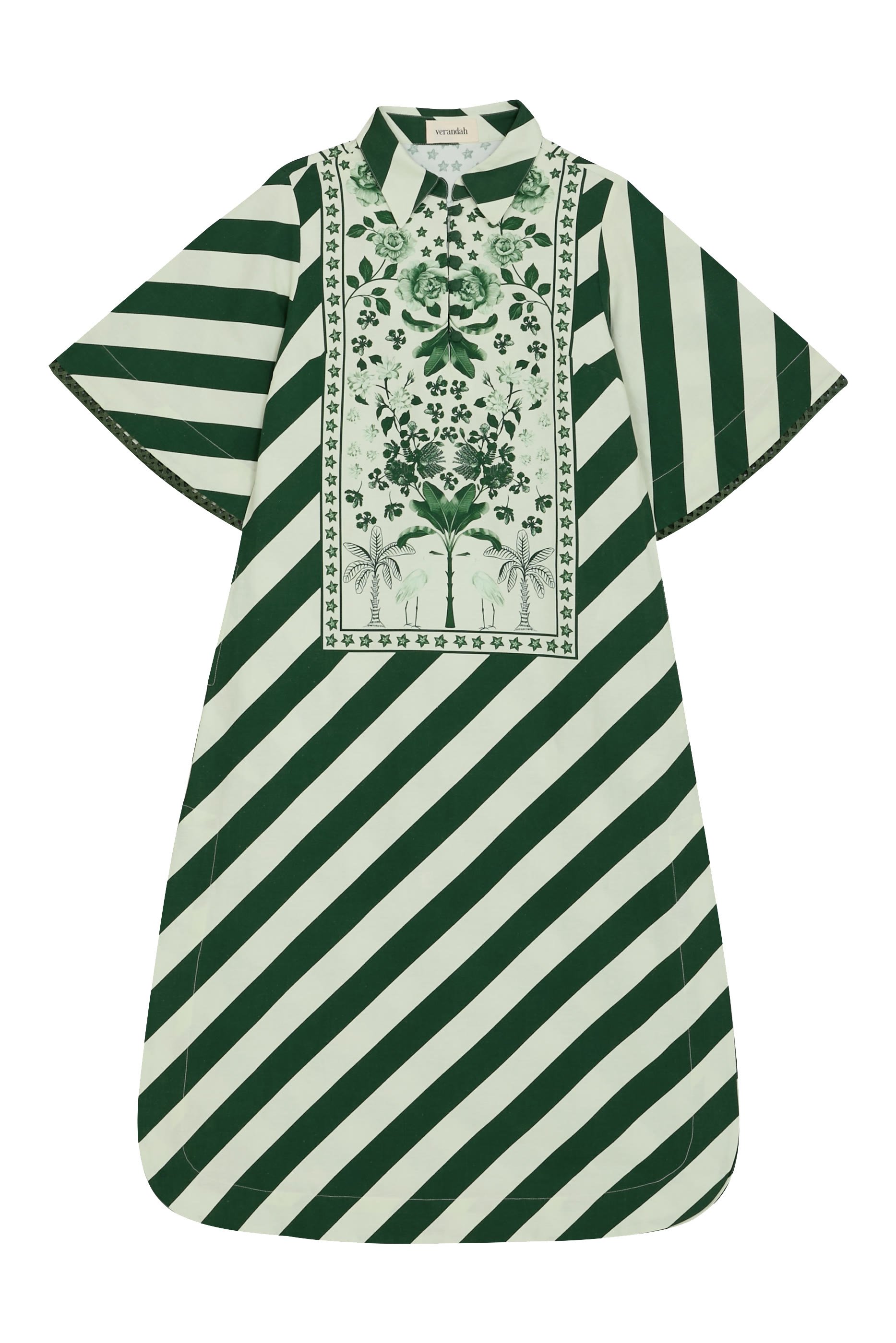 فستان أزوليجوس بنمط قفطان متوسط الطول