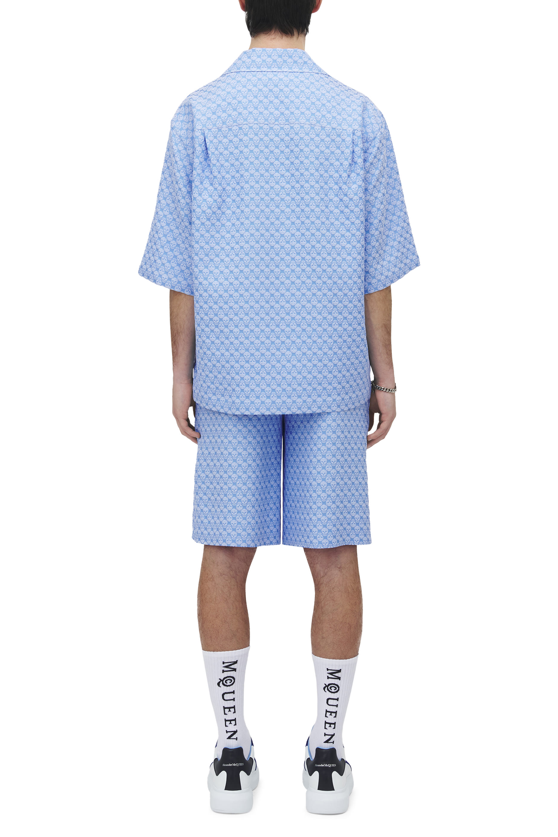 قميص هاوايان جاكار بنقشة جمجمة