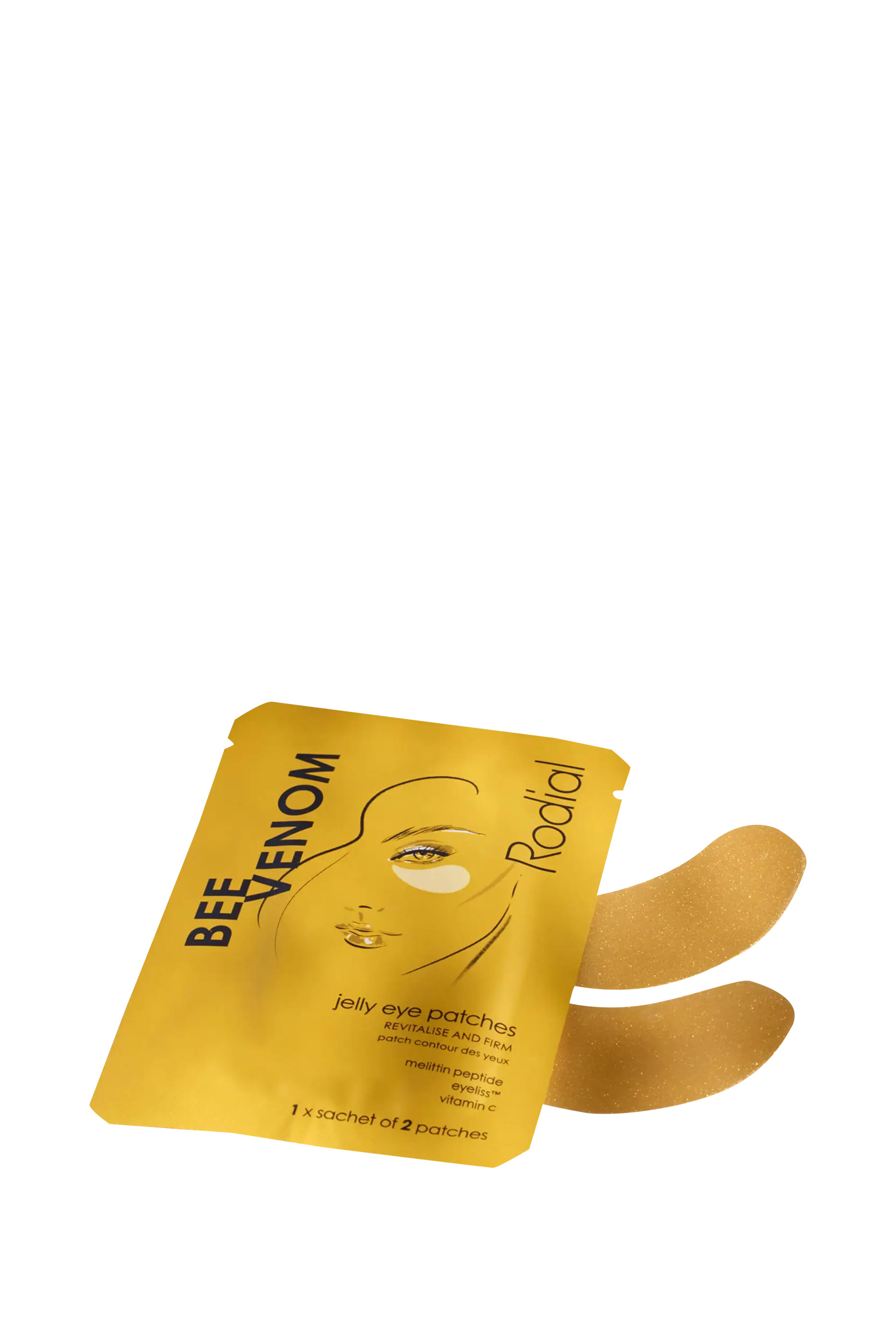 لصقات جل للعيون بسم النحل 4 قطع