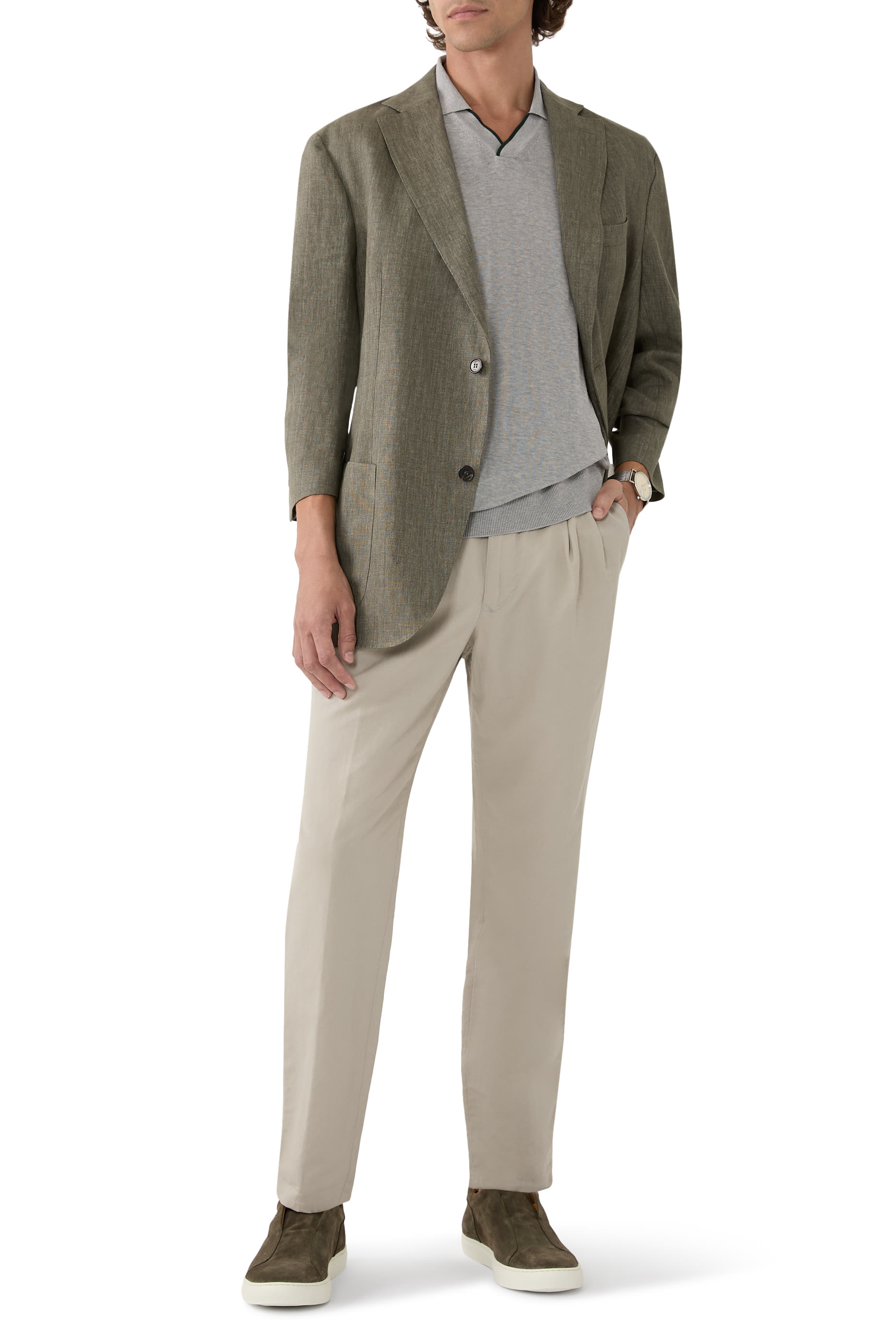 جاكيت ديلافي كتان