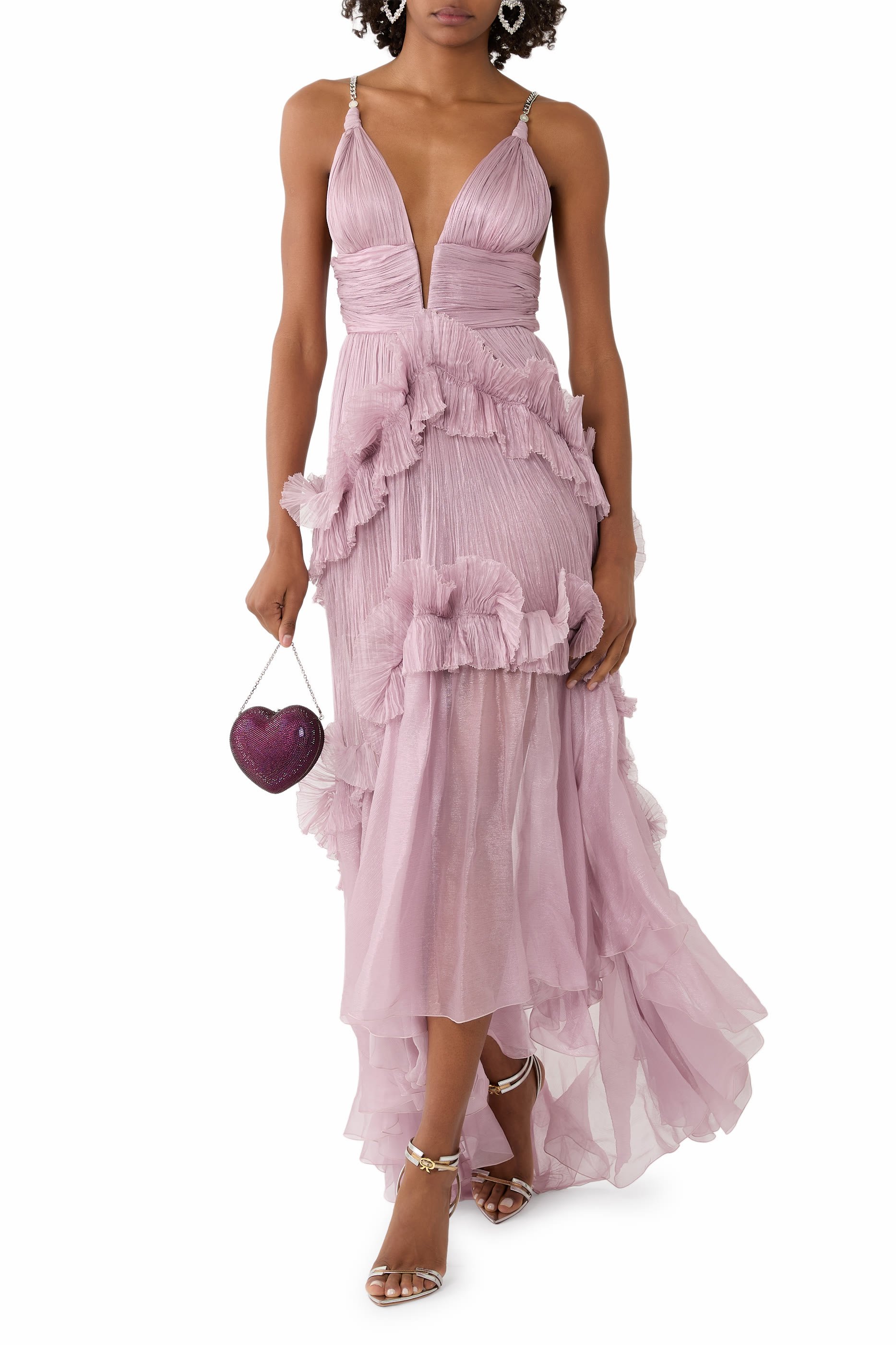 Yarinna Ruffled Asymmetrical Dress