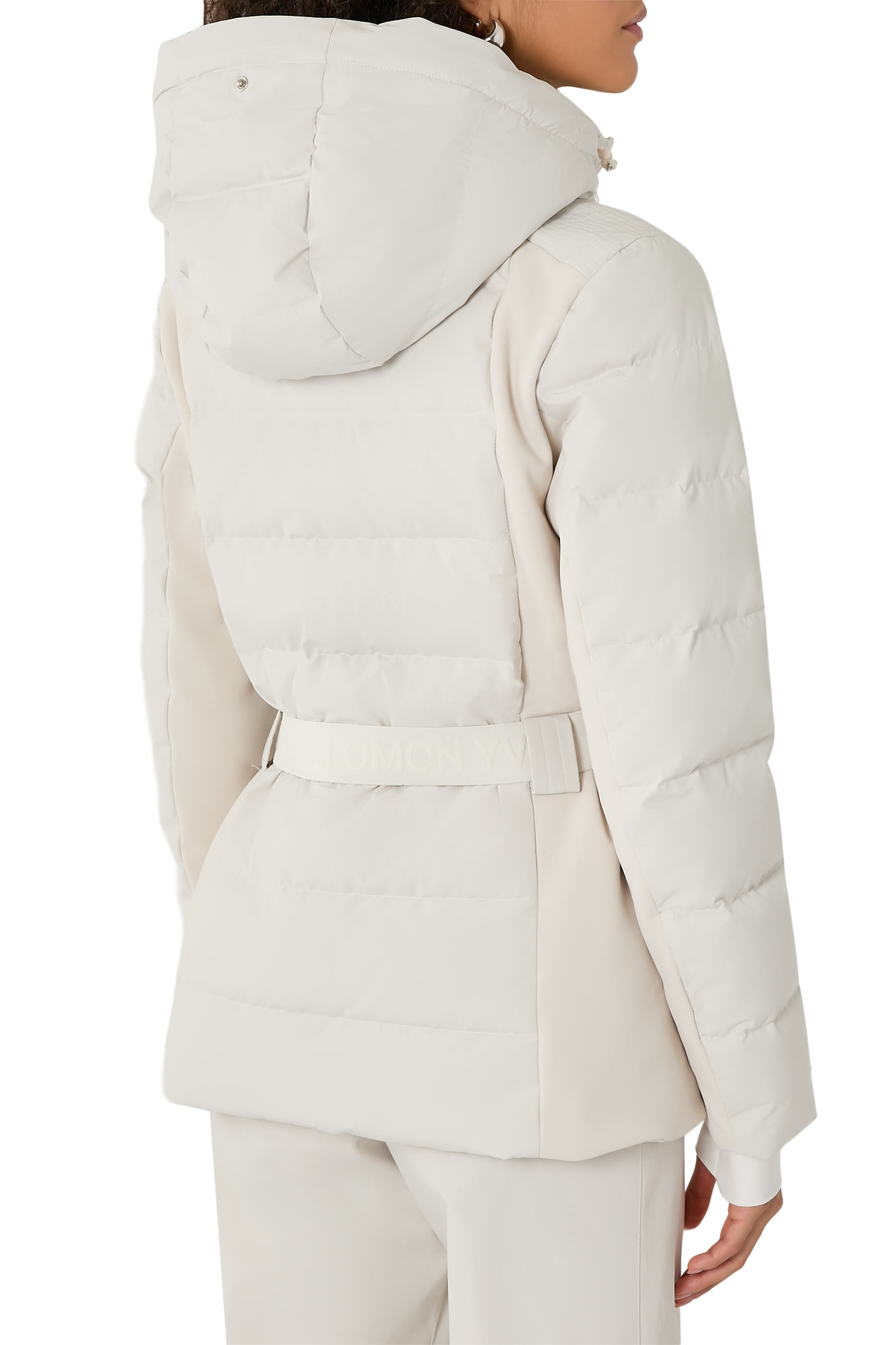 جاكيت تزلج بحافة فرو