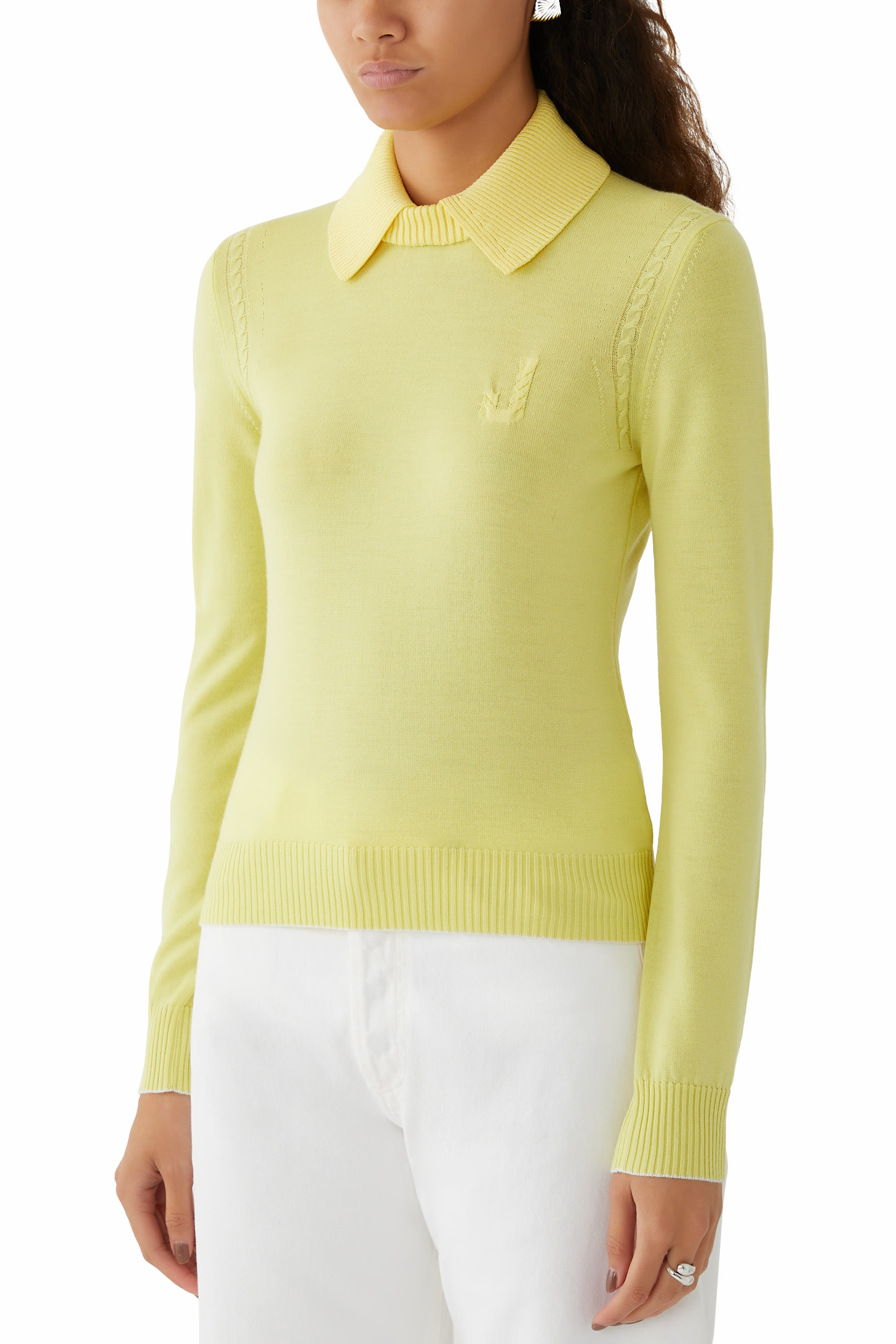 قميص بولو بحياكة تريكو