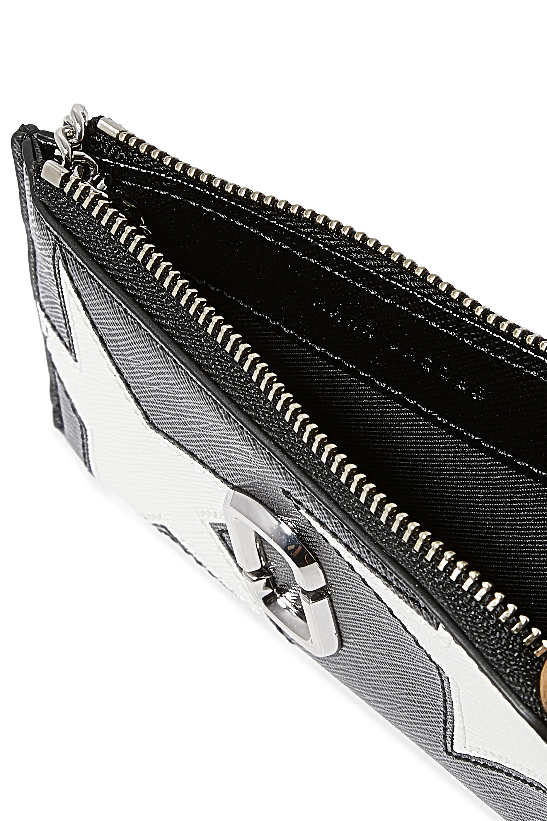 محفظة متعددة الأقسام بسحاب علوي برقعة شعار النجمة