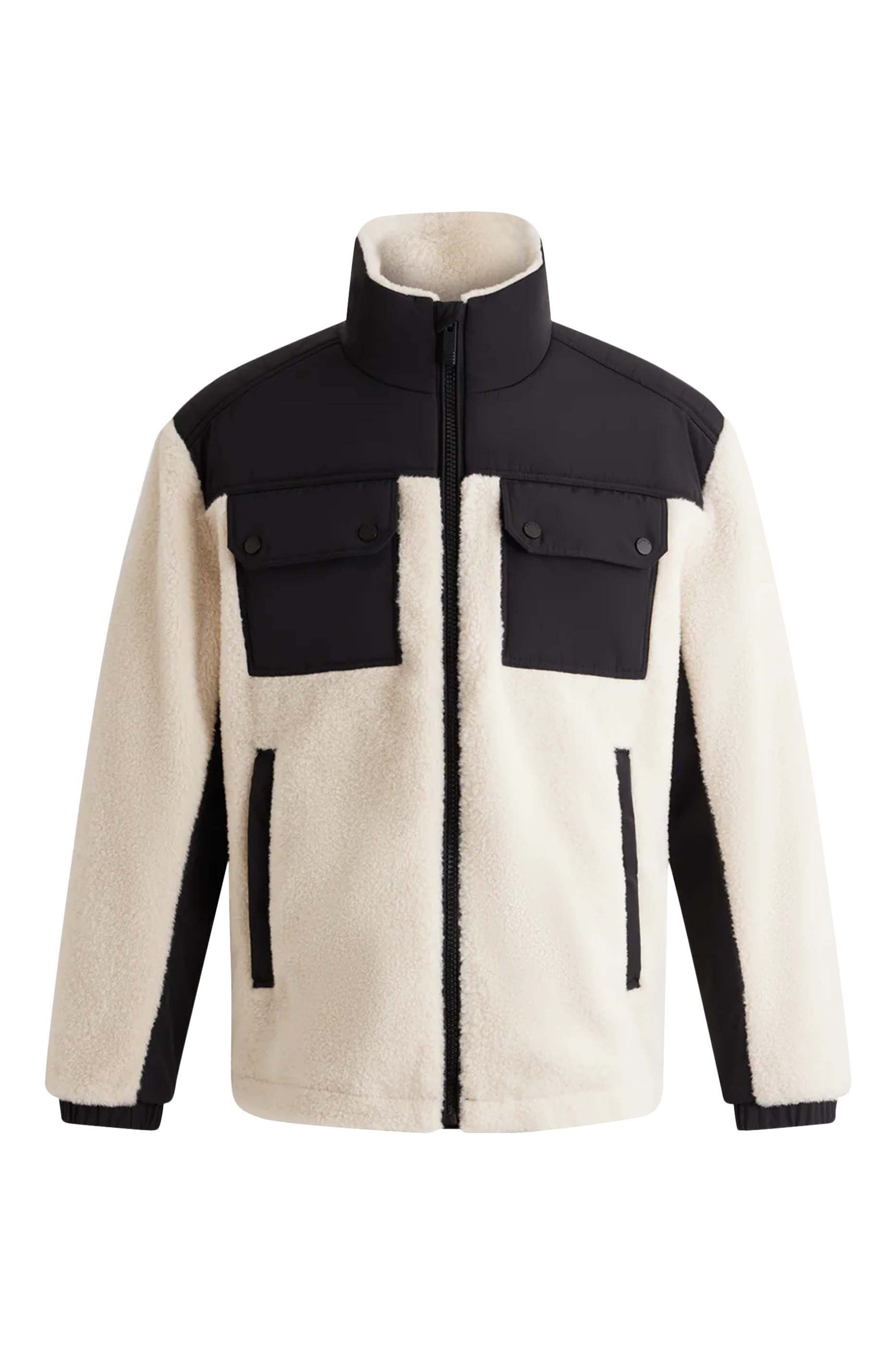 جاكيت بتصميم مقسم بأجزاء صوف