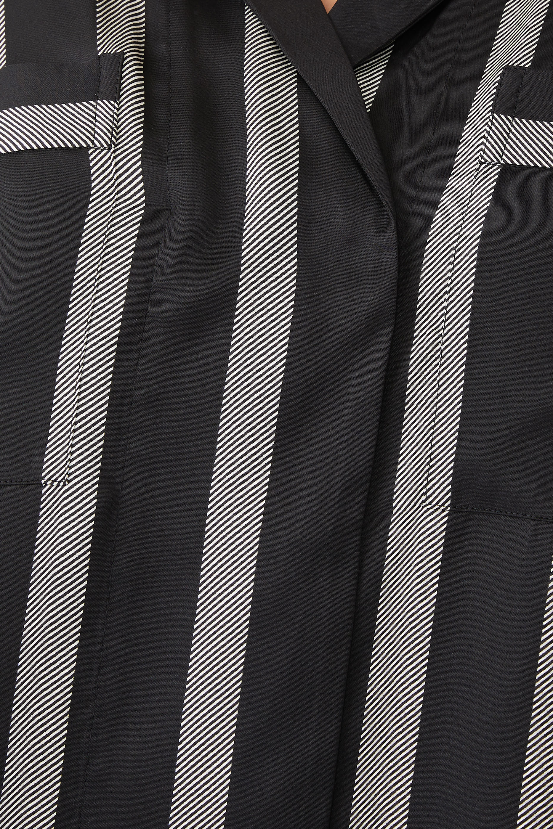 قميص لينيت بنقشة هرينج بون مخططة