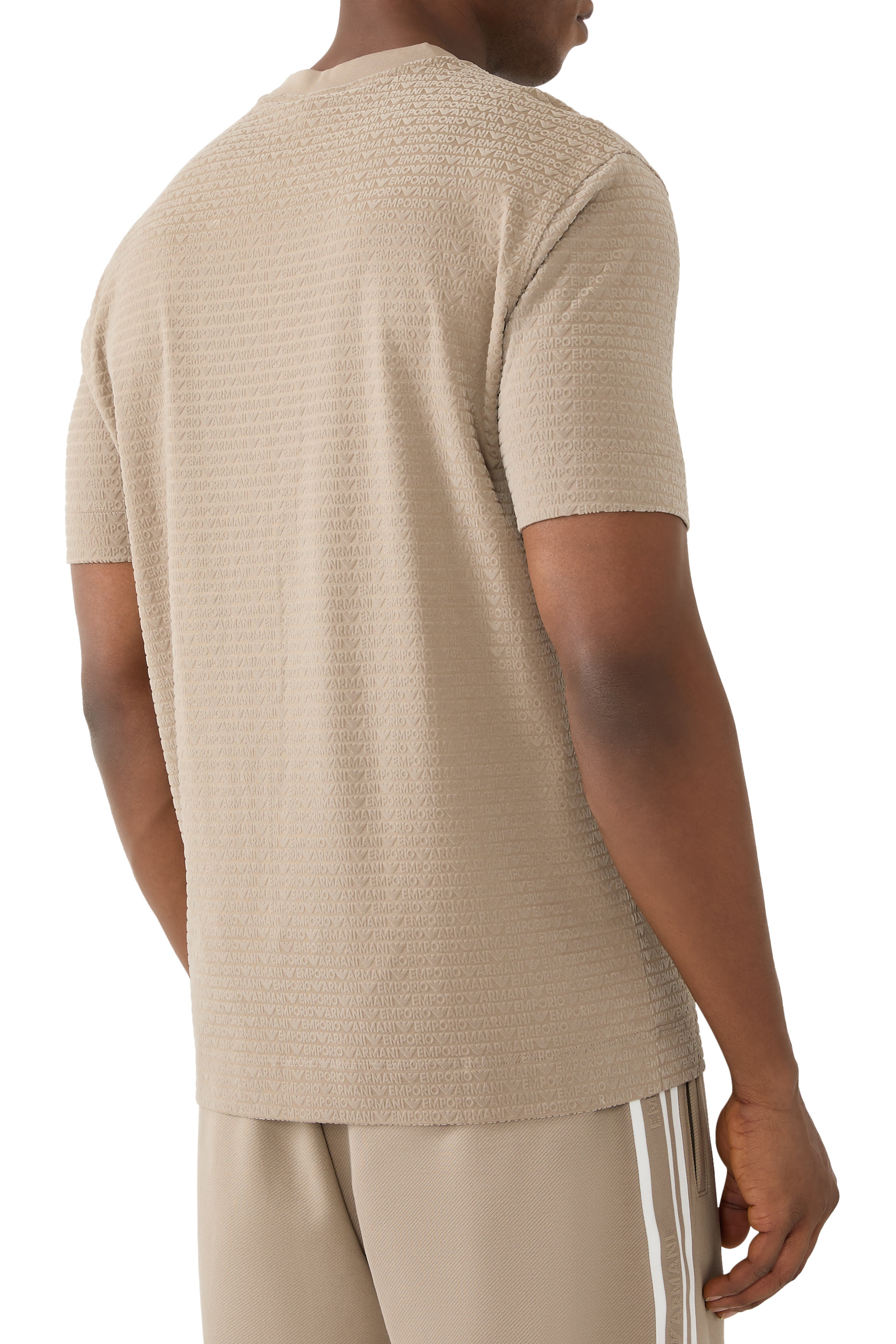 تيشيرت بشعار الماركة مزيج ليوسيل جيرسيه بشعار الماركة بالكامل