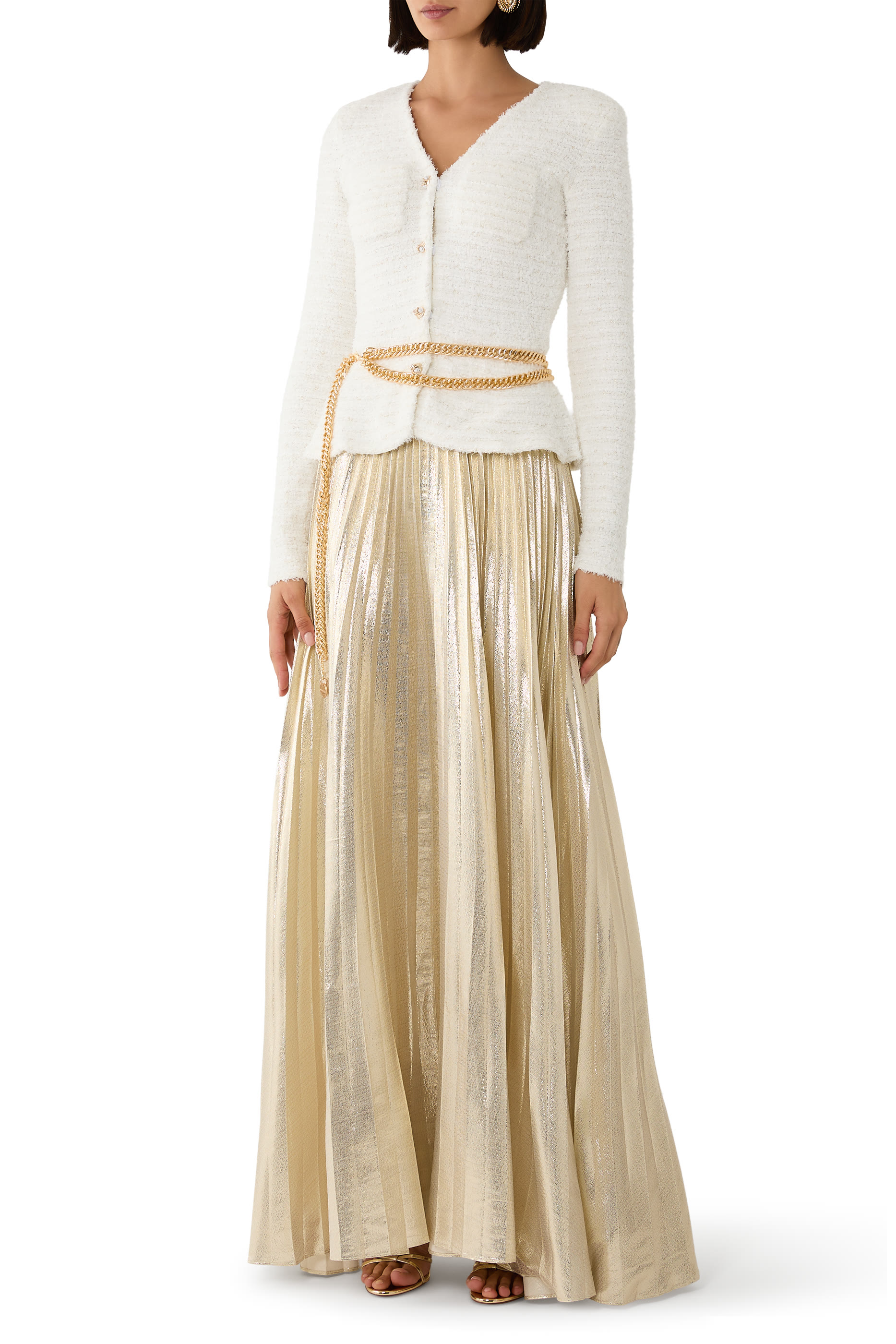 Textured Knit Maxi Dress