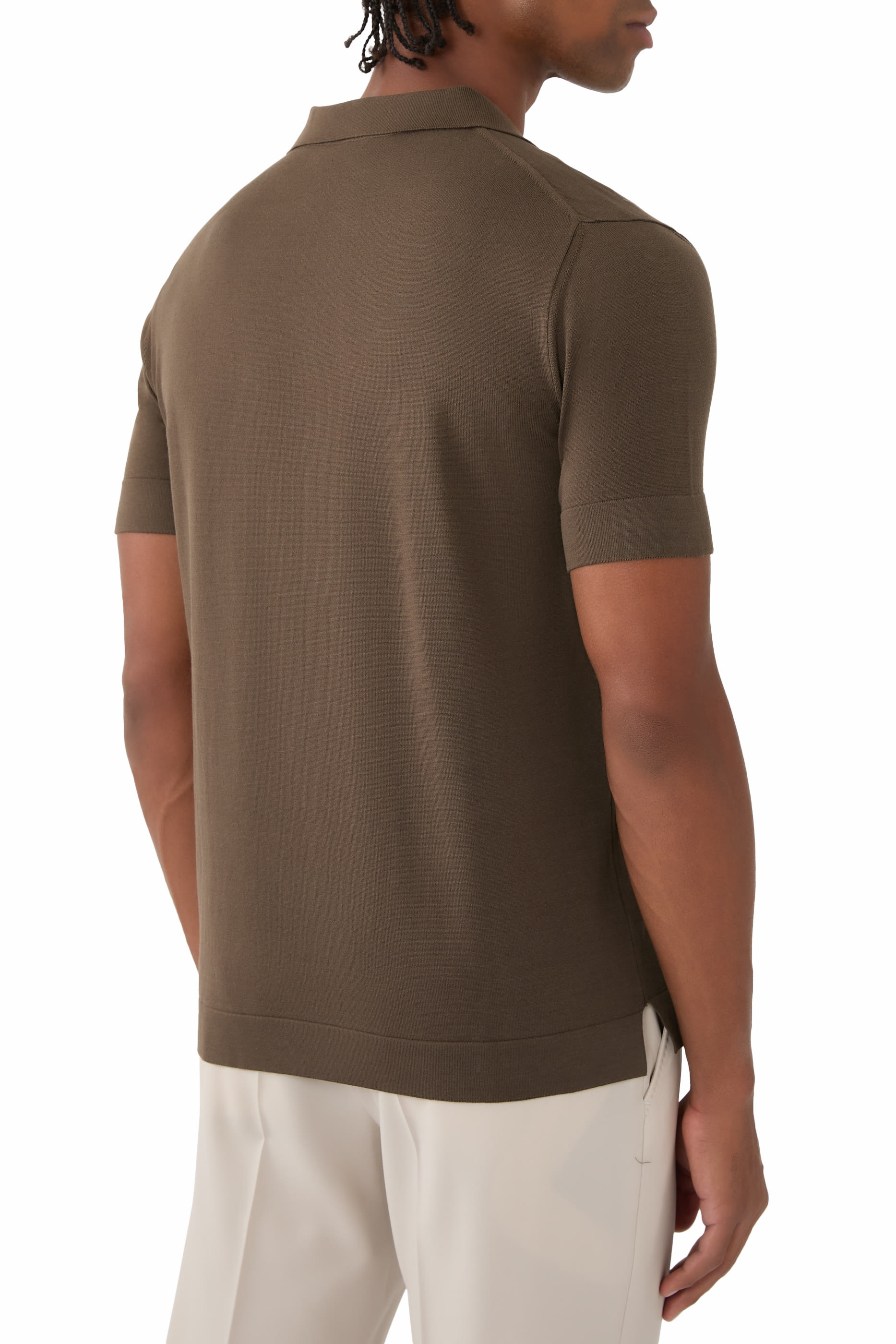 قميص بولو قطن حرير