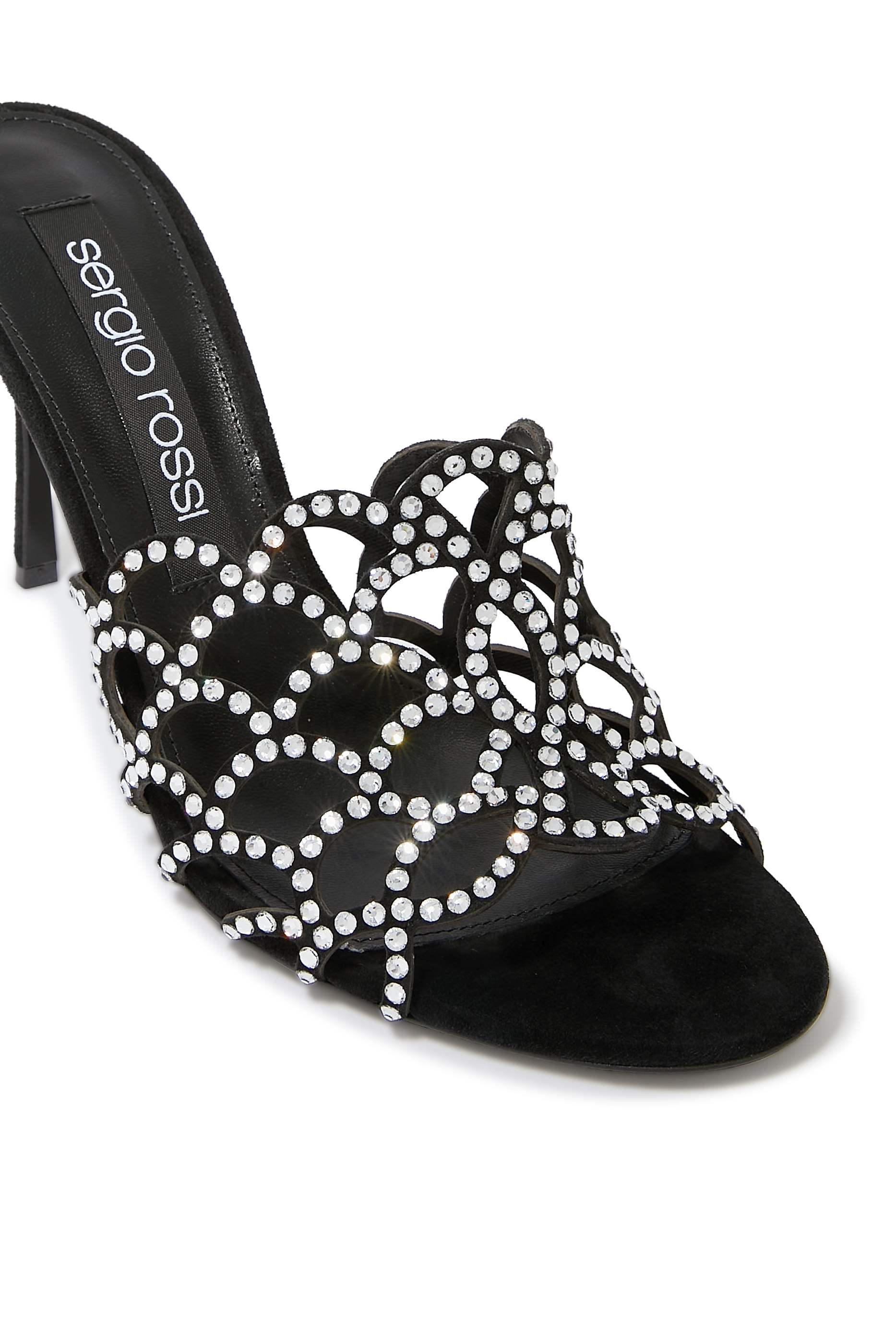 حذاء سابوت  90 مفتوح من الخلف بفتحات