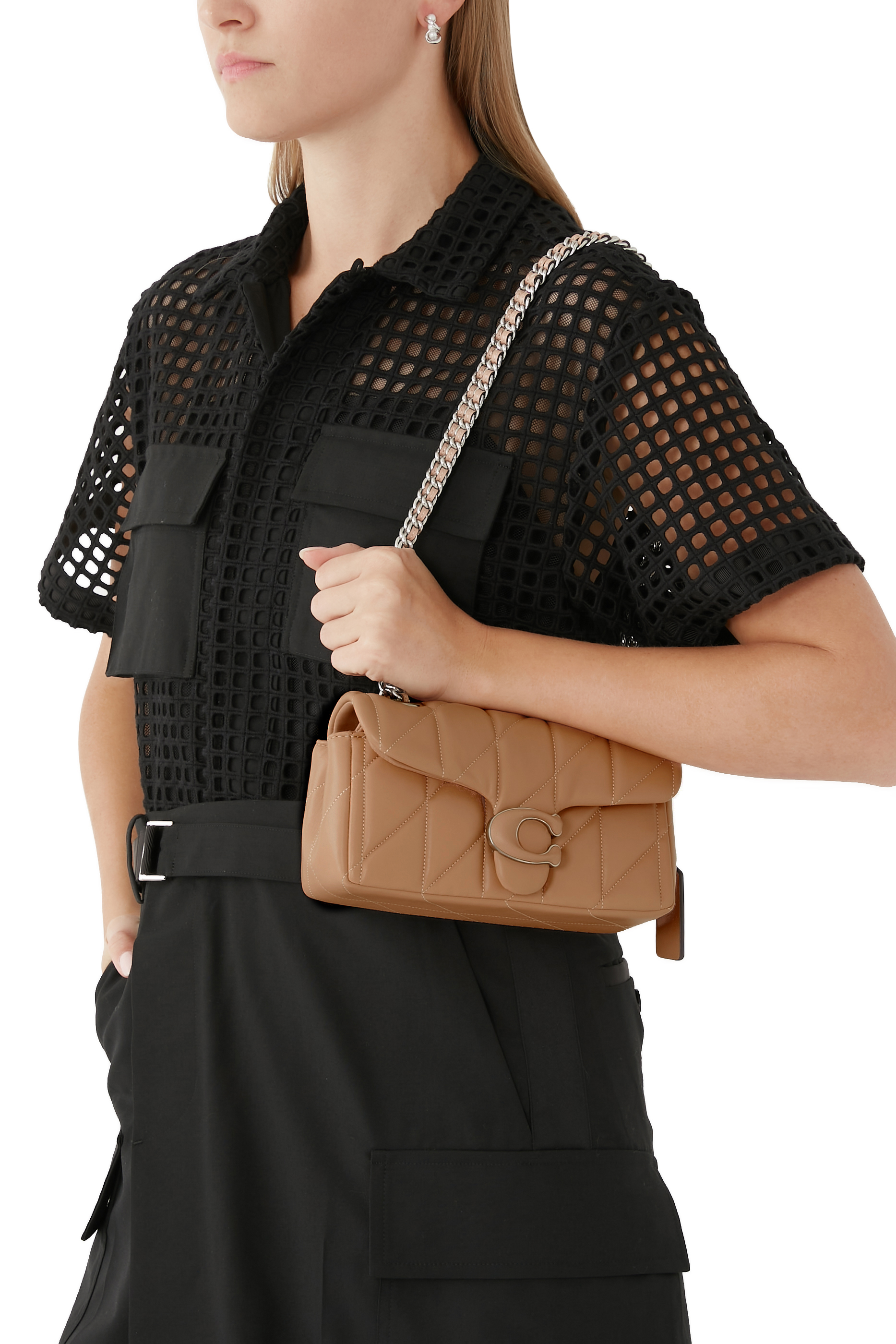 حقيبة كتف تابي 20 جلد نابا مبطن