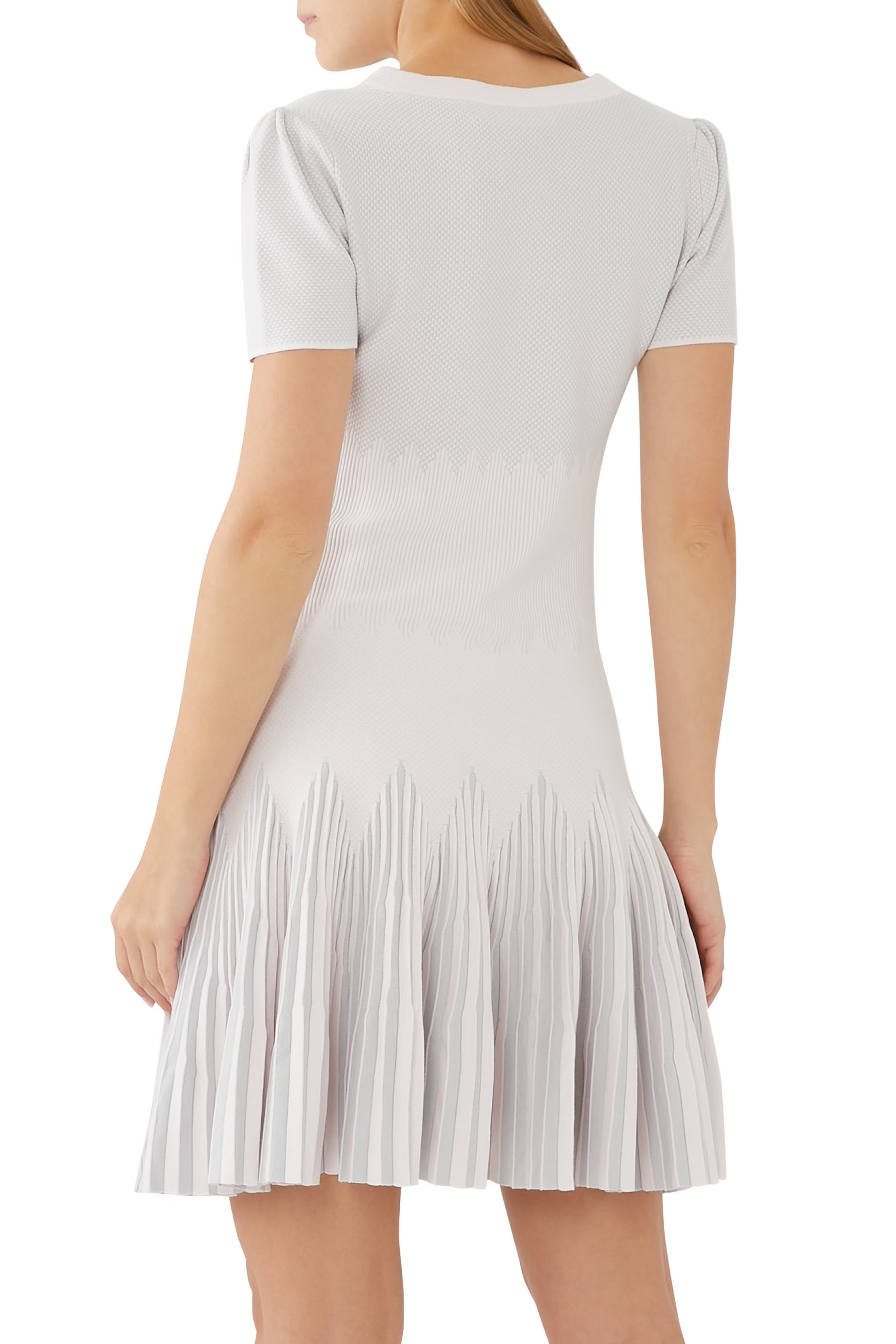 فستان بنقشة مربعات قماش عثماني