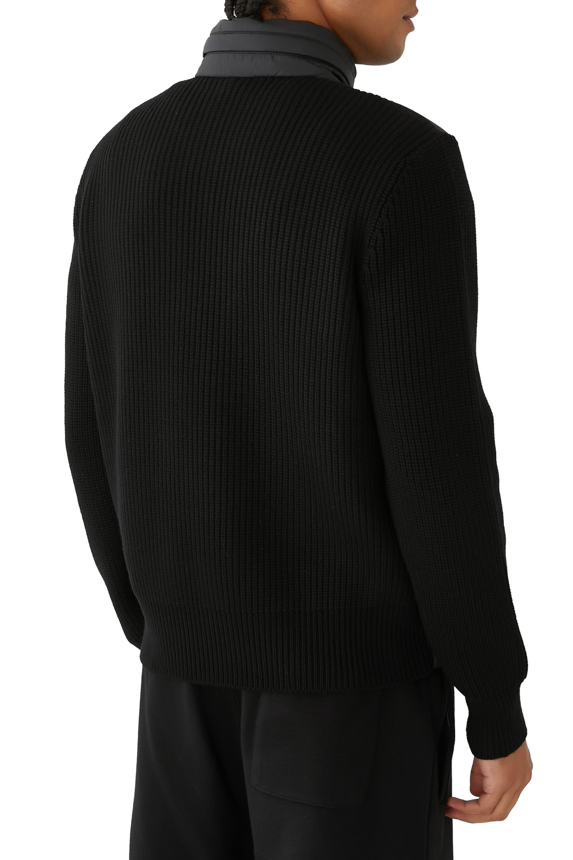 جاكيت جيليه بسحاب وتصميم مبطن بالزغب