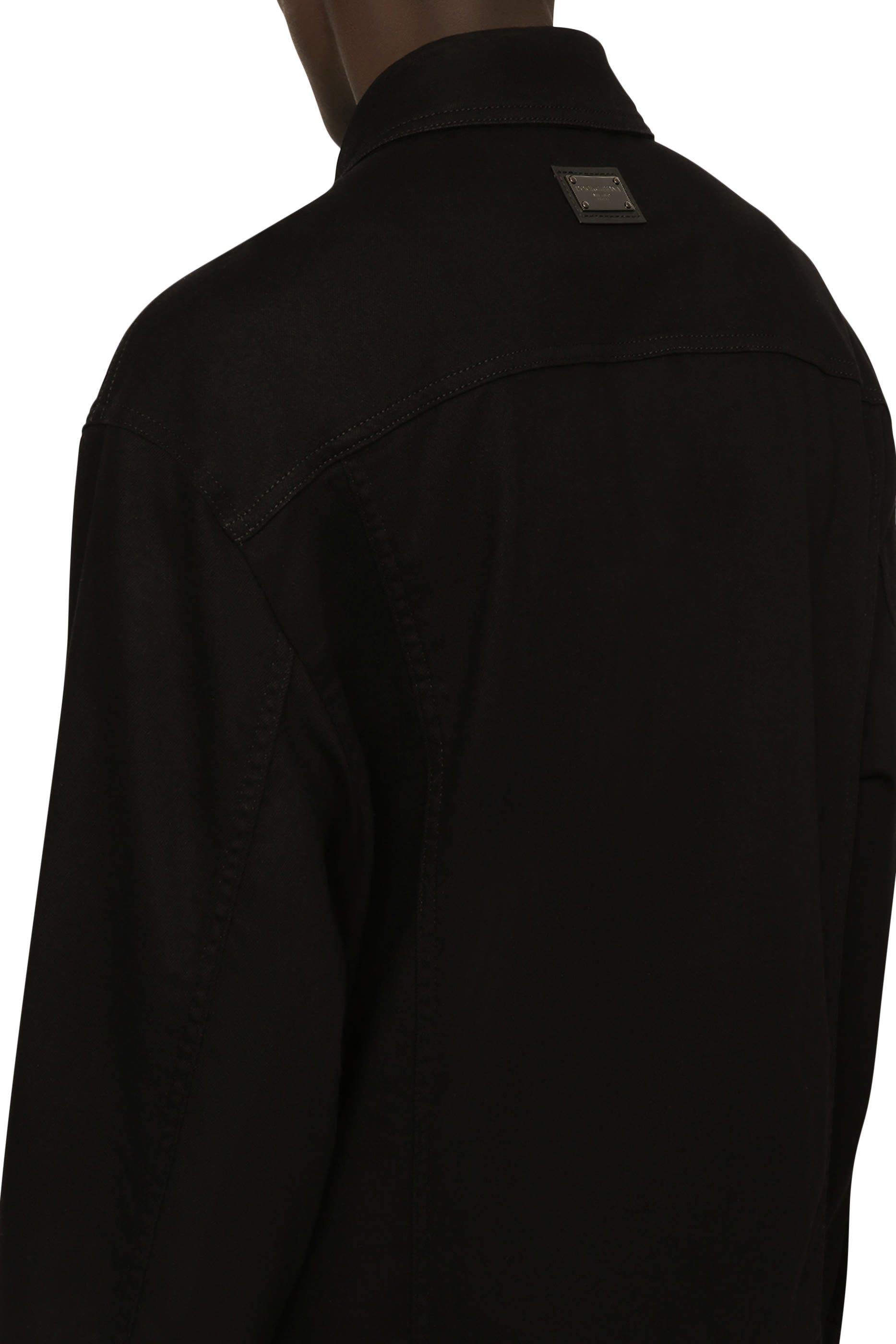 جاكيت دنيم مطاطي