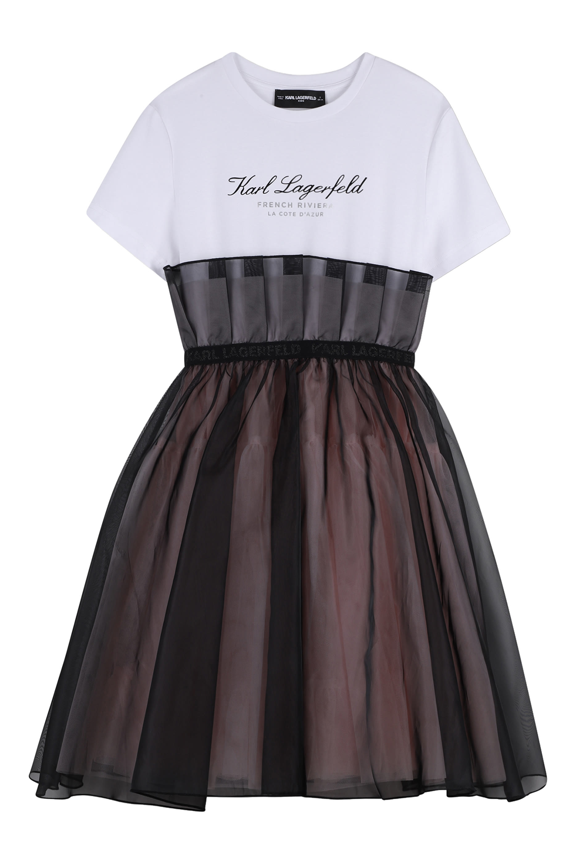 فستان قماش شبكي للأطفال