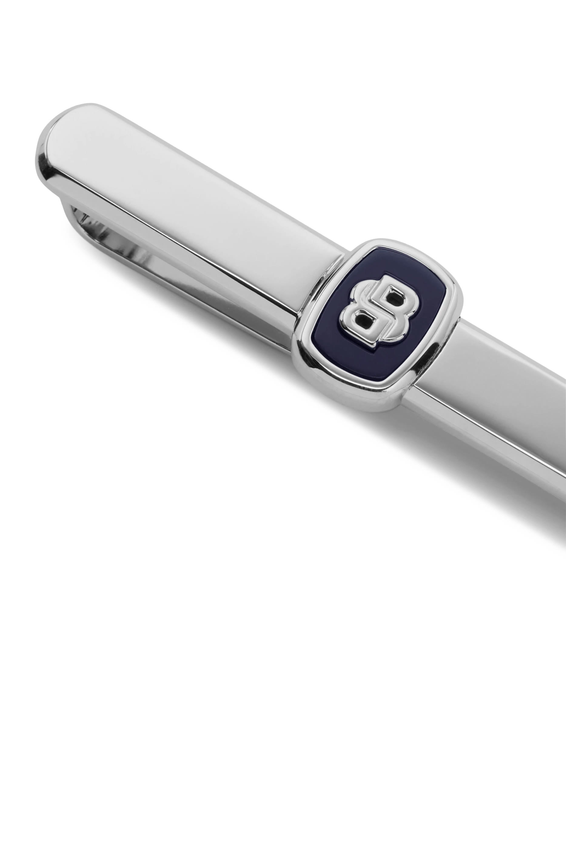 مشبك ربطة عنق بشعار الماركة مزدوج