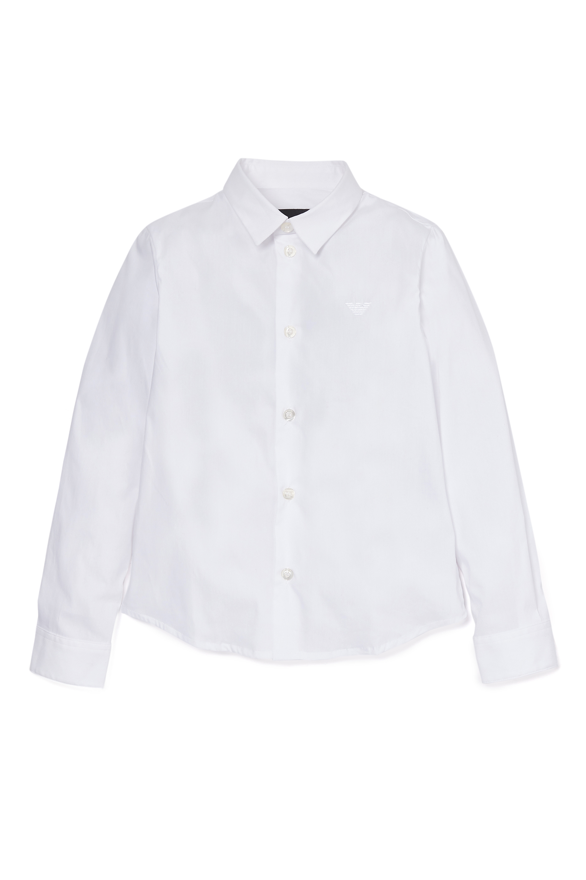 قميص مطرز بشعار الماركة