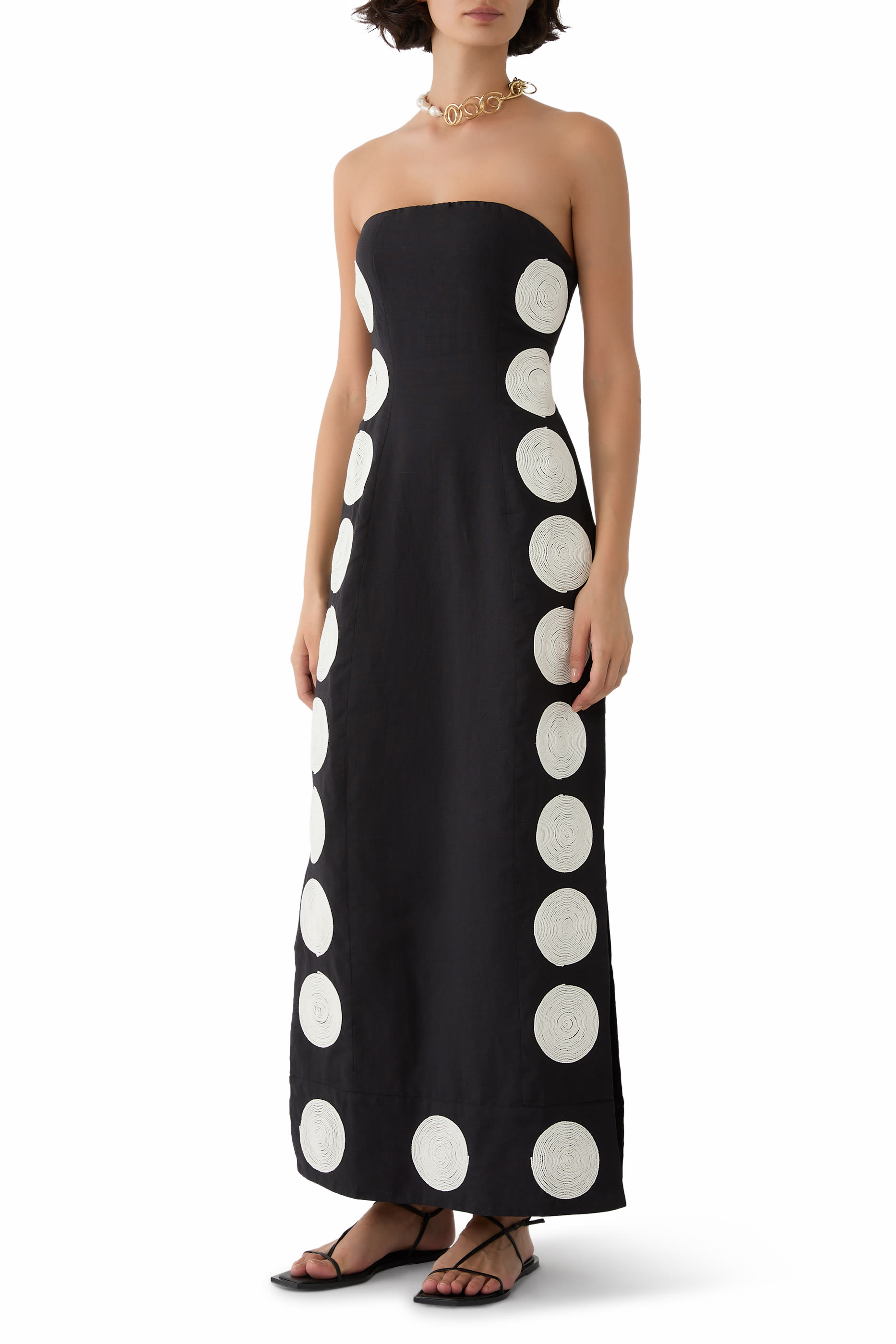 فستان قصير فيليبا بتطريزات