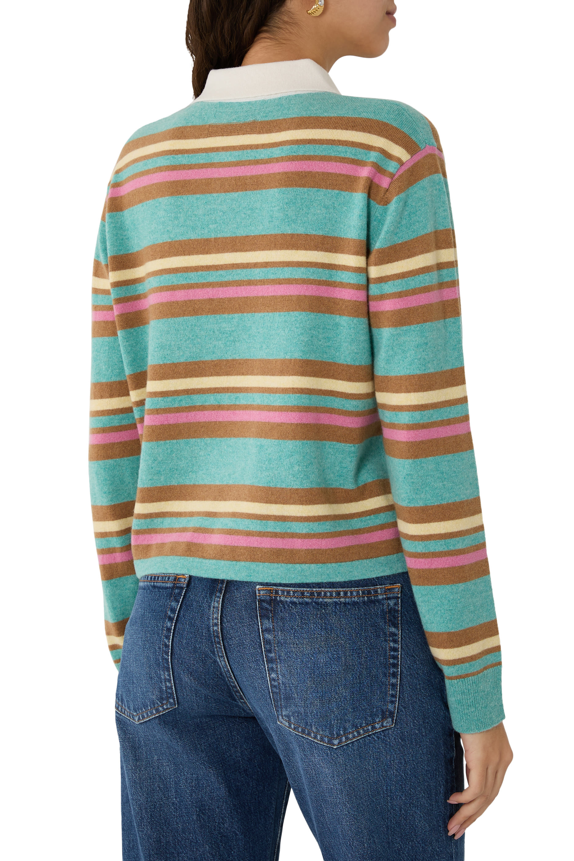 قميص بولو رغبي مخطط