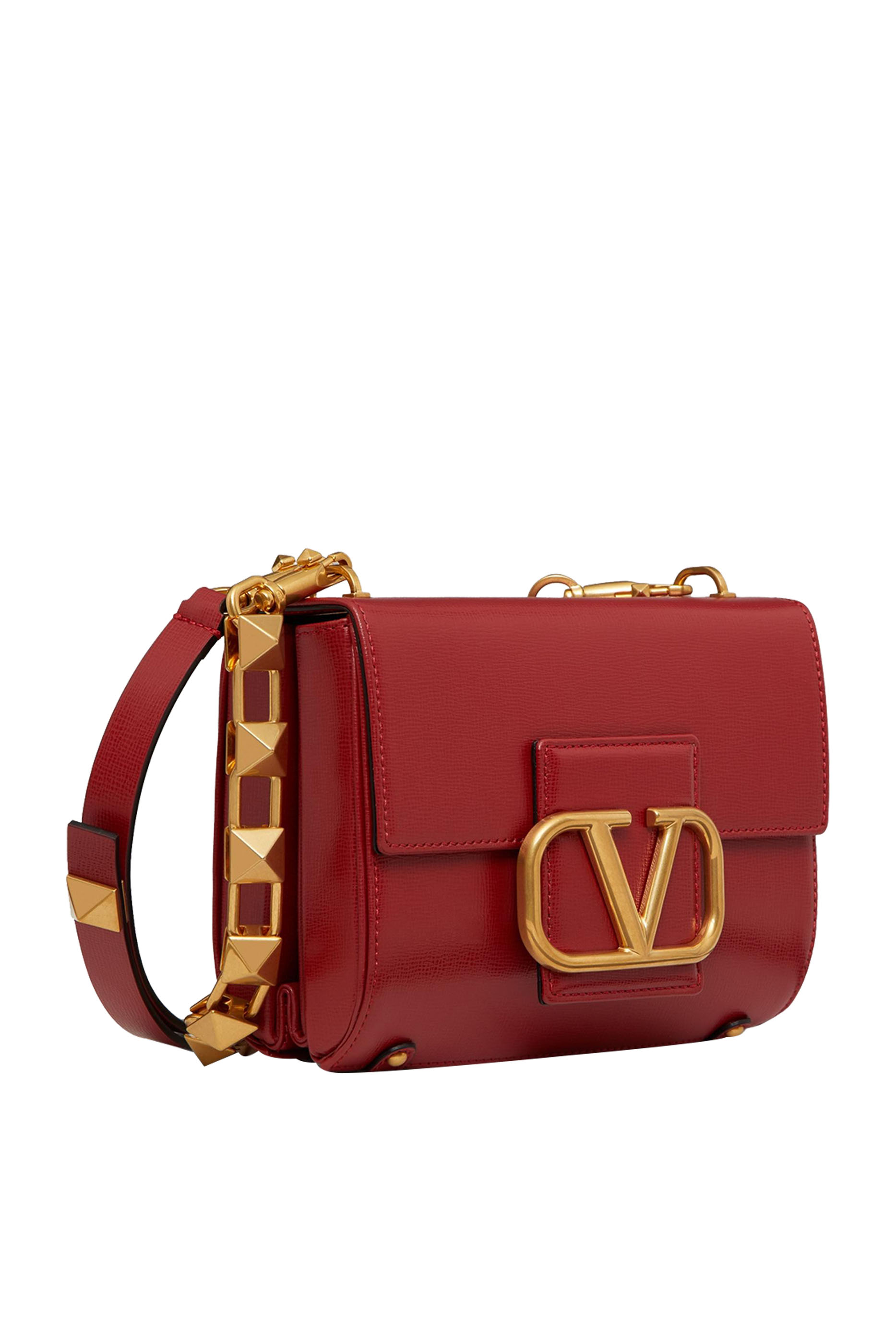 حقيبة كتف فالنتينو غارافاني مرصع بحلى هرمية