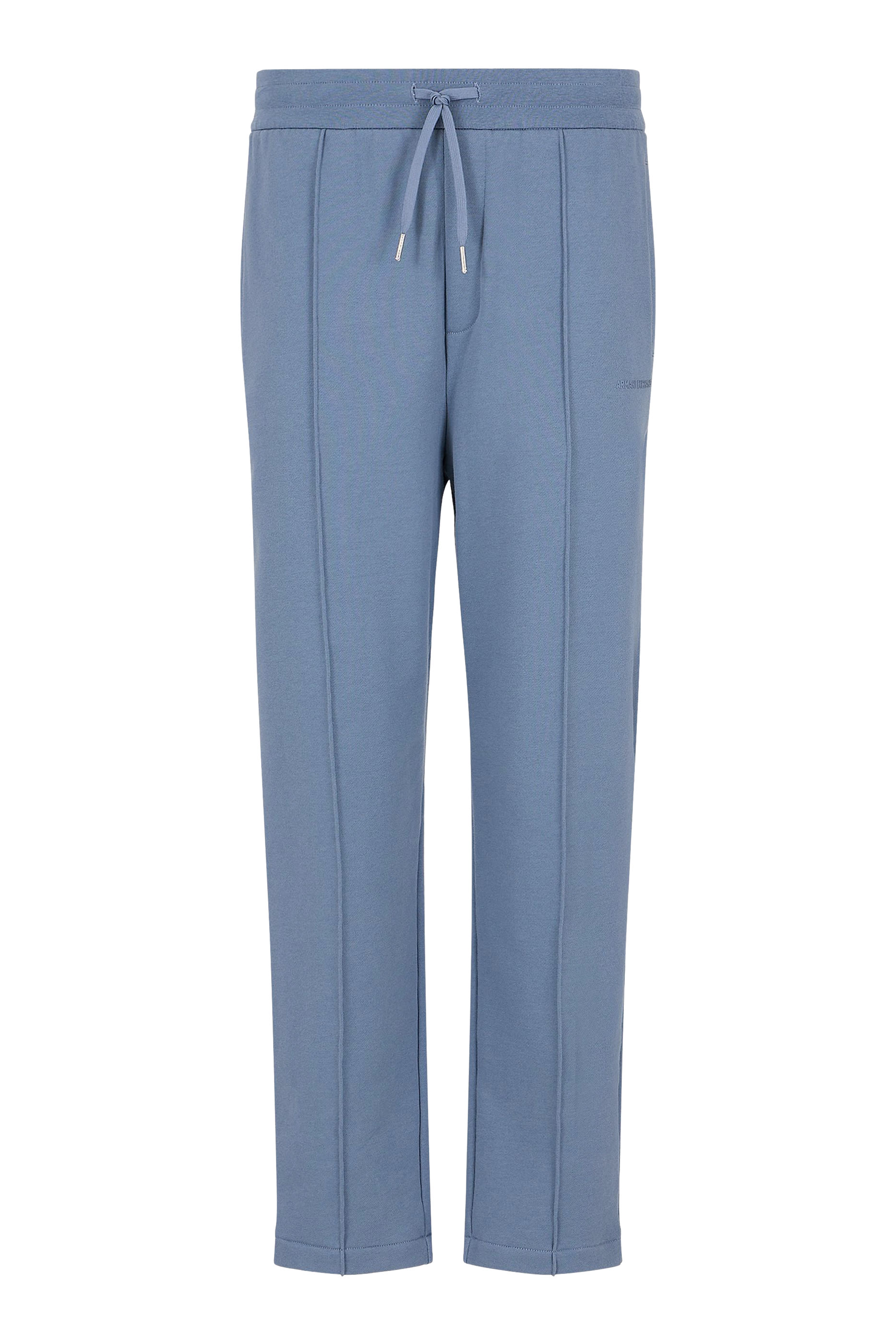 بنطال رياضي بنقشة مربعات وحروف شعار الماركة