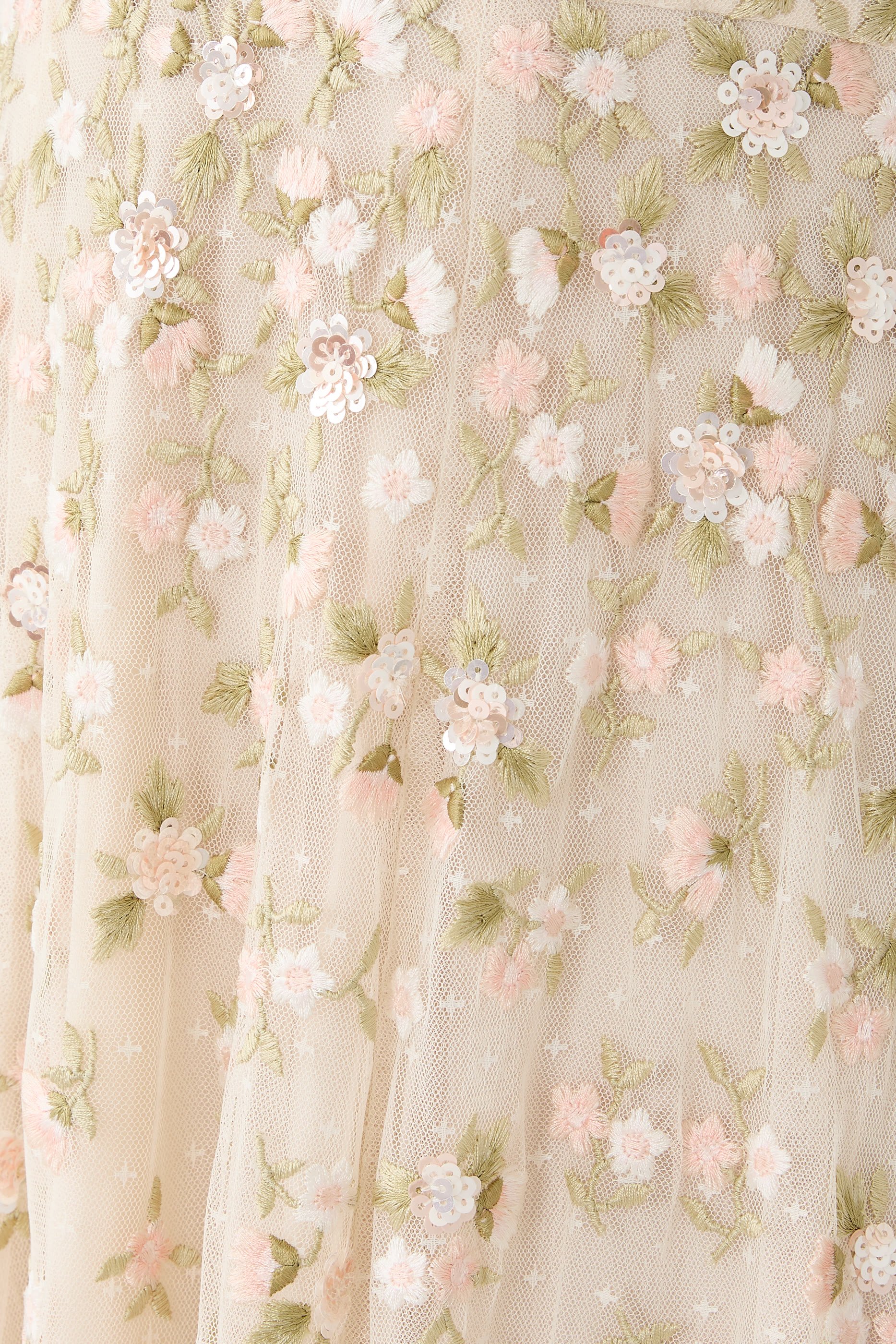 فستان سهرة ميدو ديستي بحمالات رفيعة