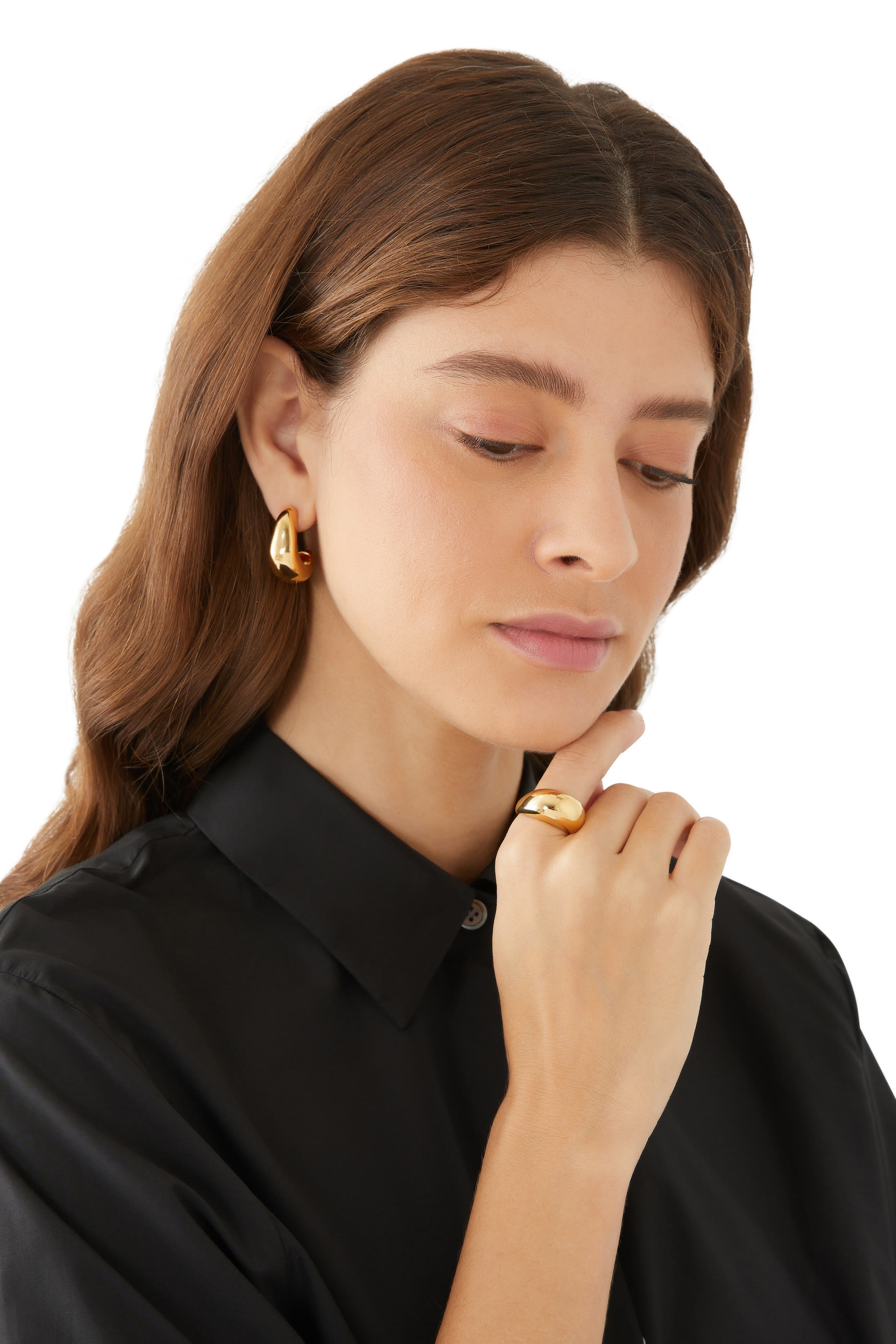 Chubby Dome Ring, 18k Gold Plated Vermeil on Recycled Sterling Silver