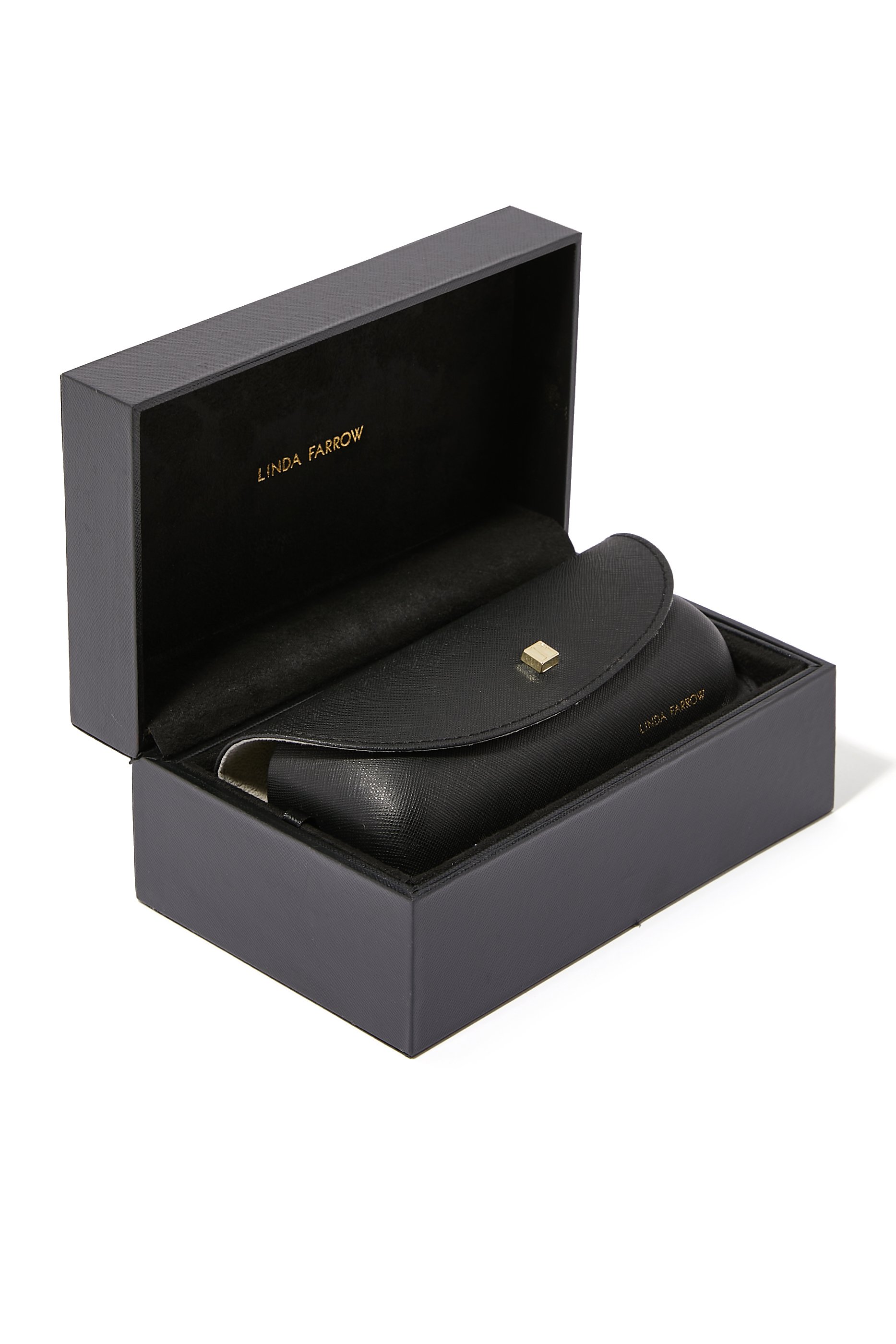 نظارة شمسية ألونا بإطار سميك نحاس مطلي بالذهب عيار 22 قيراط