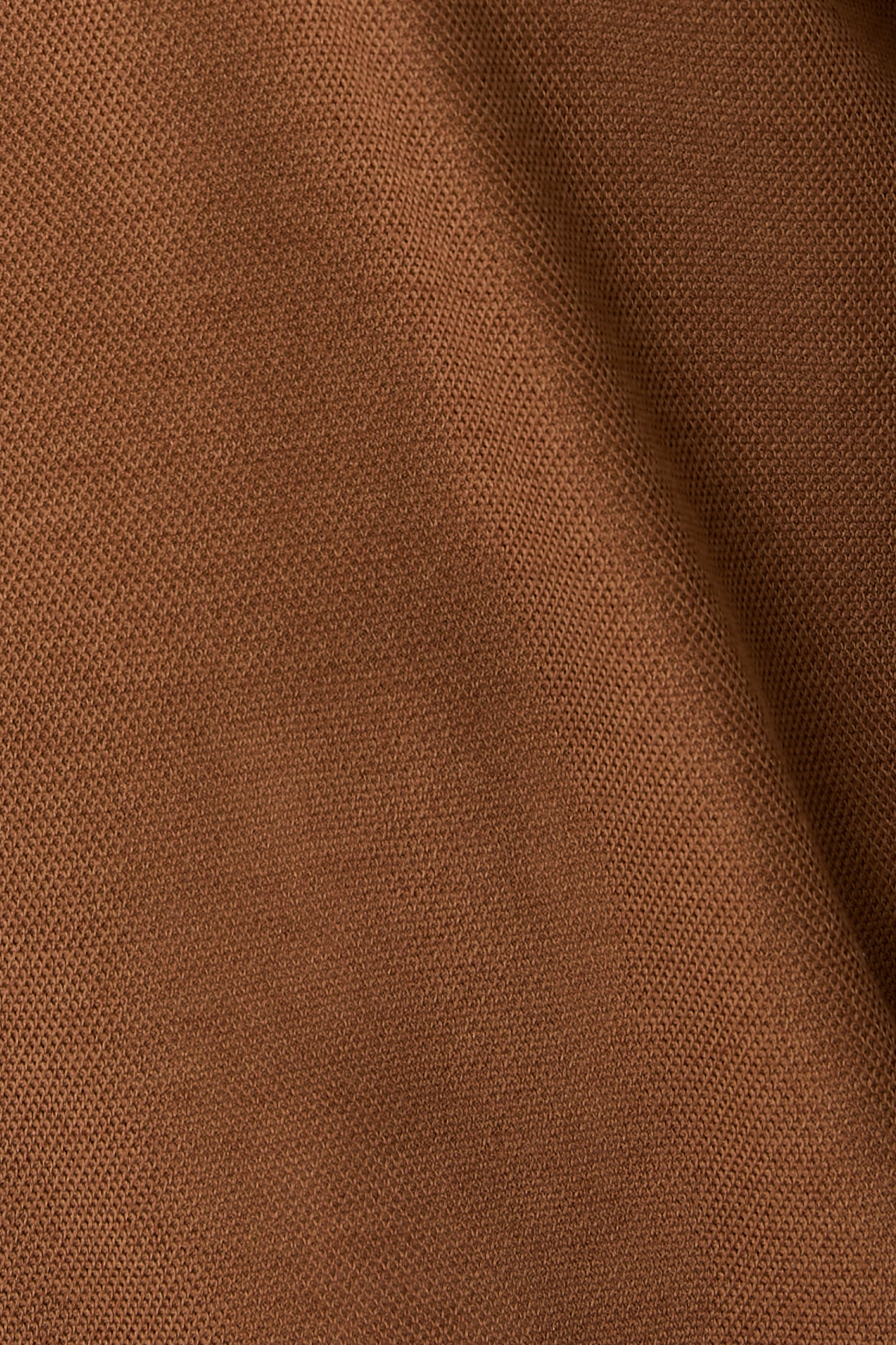 كنزة بياقة ضيقة قطن وحرير