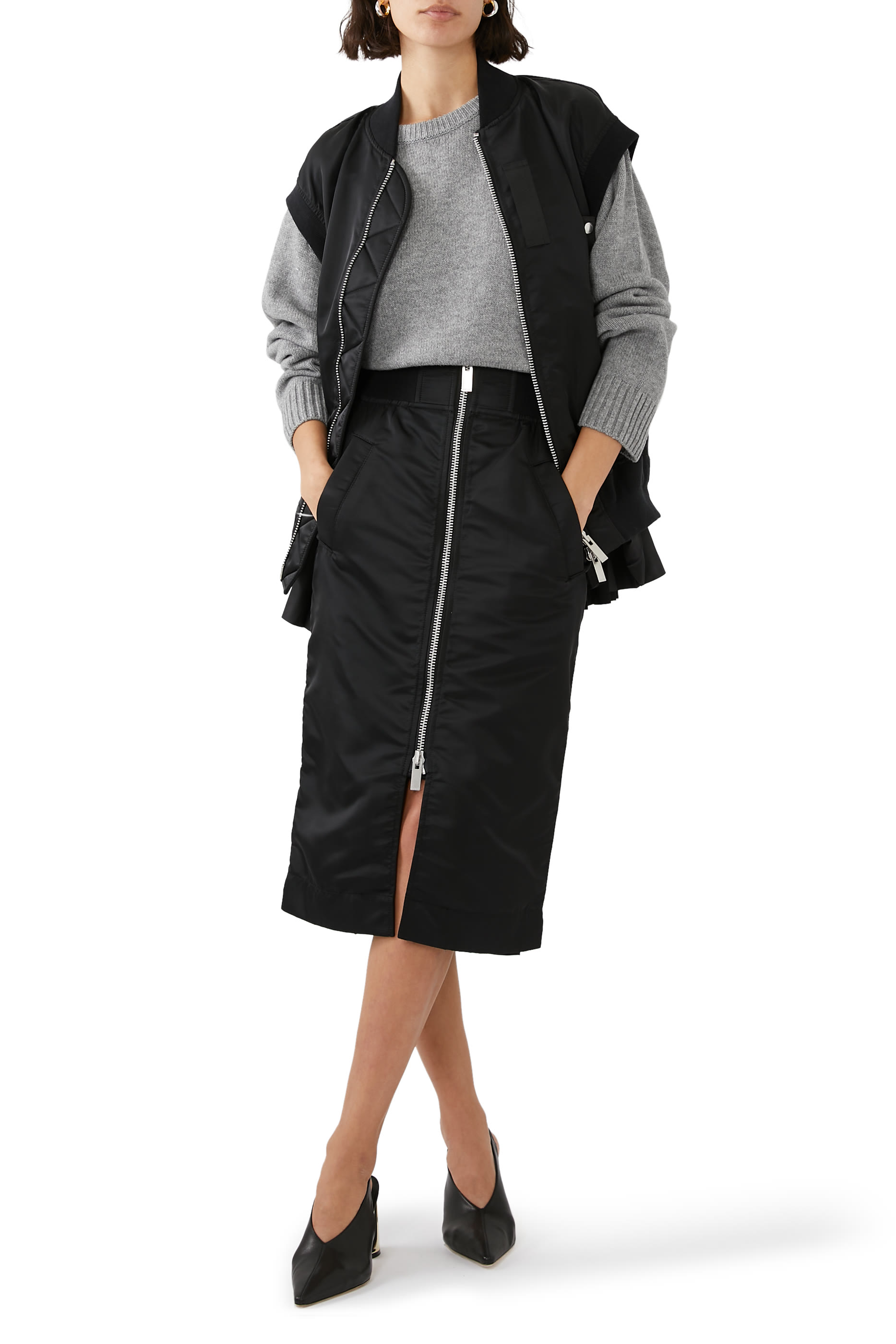 تنورة نايلون تويل