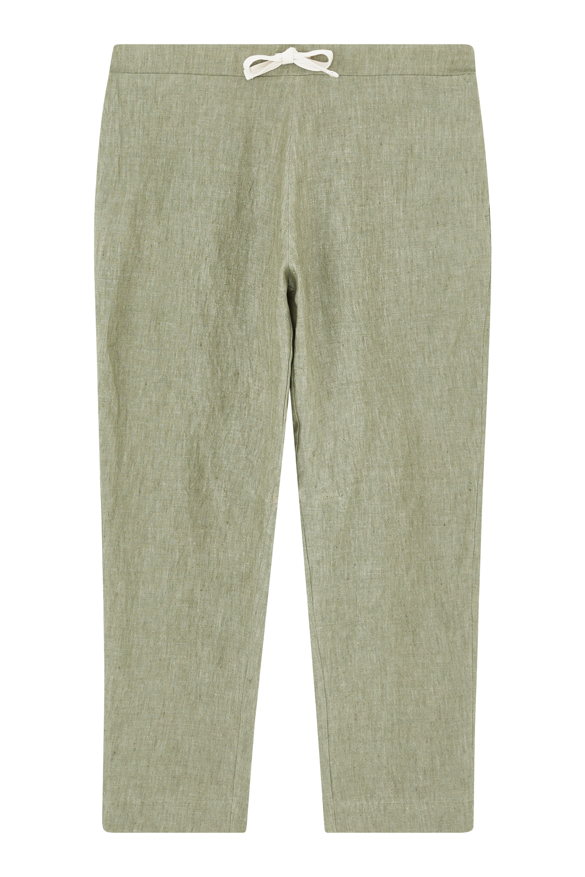 بنطال كتان مطاطي